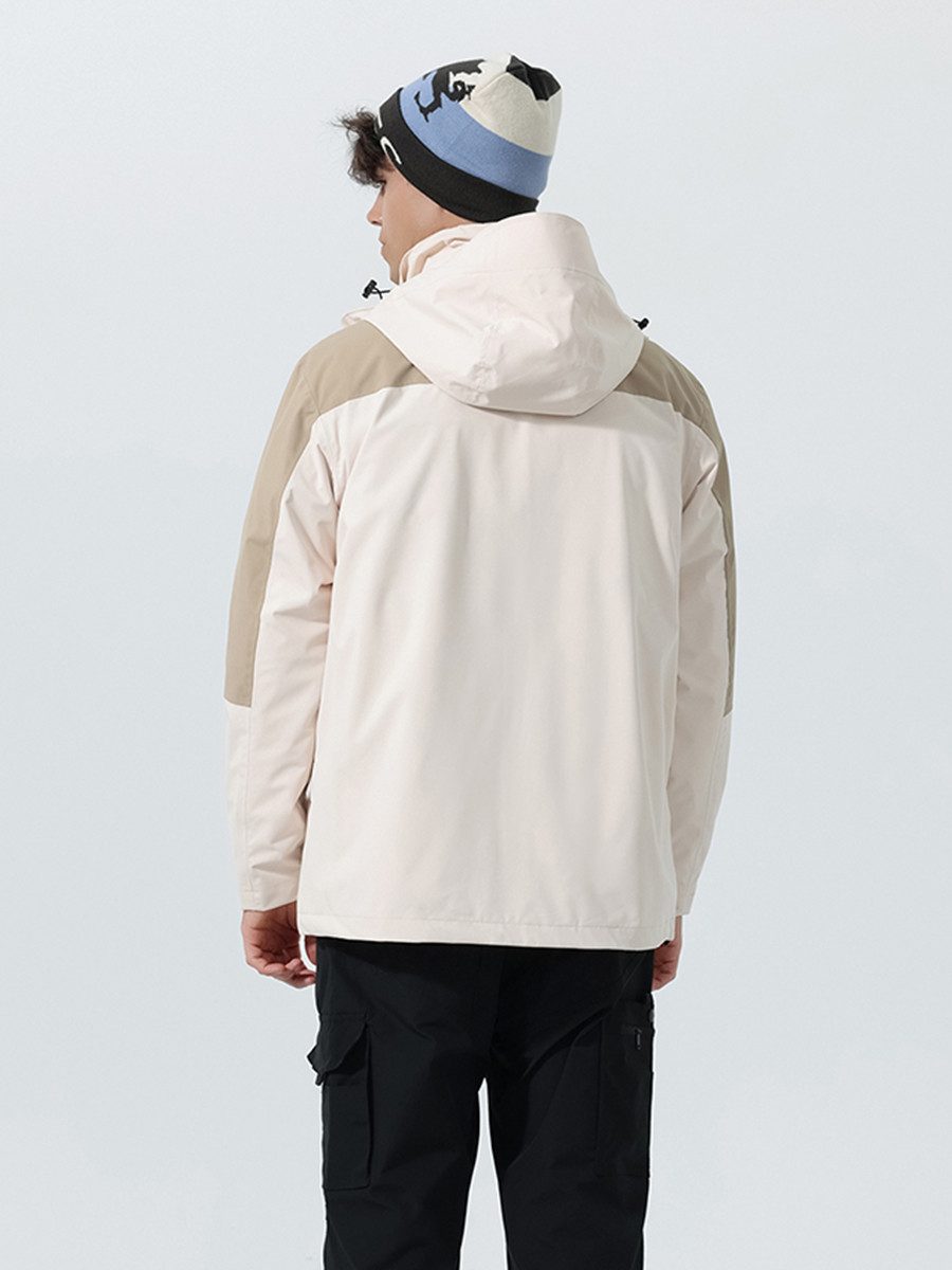 YOUTHUP 3-in-1-Funktionsjacke Herren 3-in-1 Outdoor Kontrastjacke günstig online kaufen