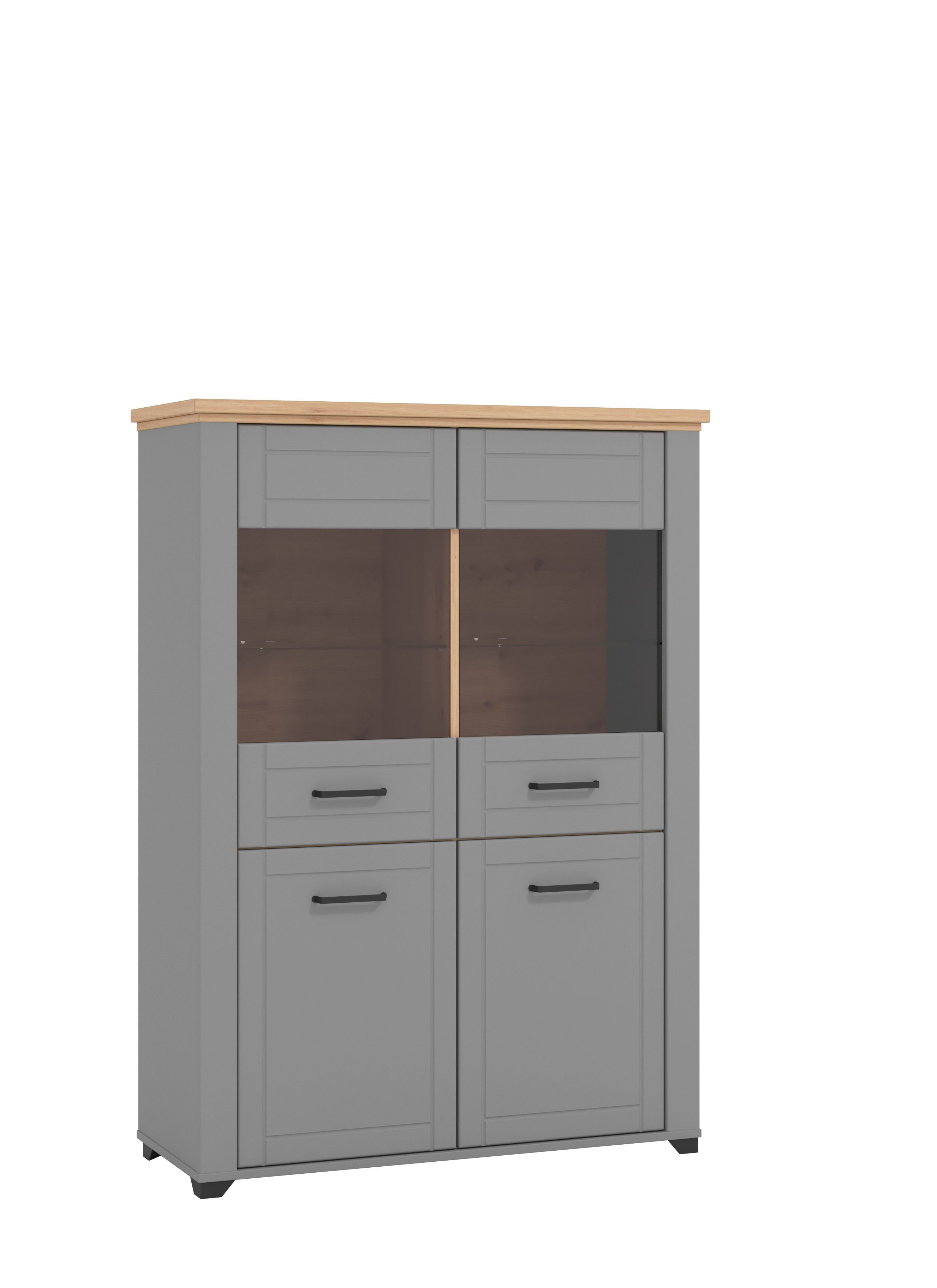 Home affaire Vitrine "Valencia" 2 Türen mit 4mm-Sicherheitsglas, Breite 103 günstig online kaufen