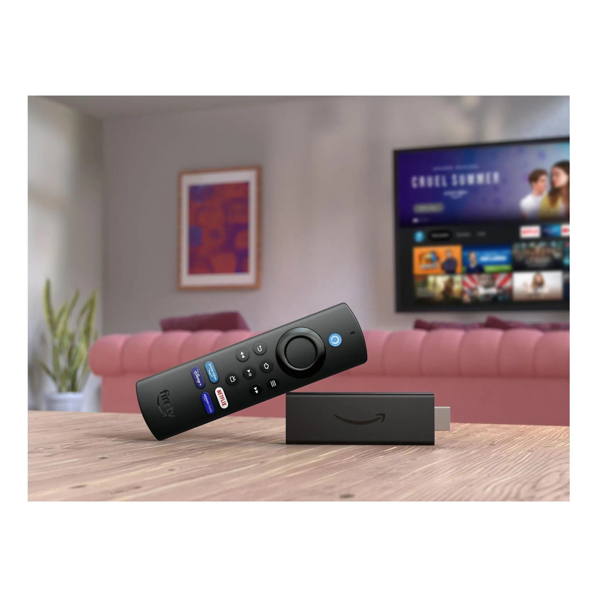 Stick mit« Amazon Amazon Stick Streaming-Box Streaming Smart-Home-Fernbedienung LITE TV Fire »Amazon