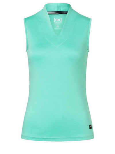 SUPER.NATURAL Tanktop Merino Tanktop W SPORTY TANK sportlicher Merino-Materialmix