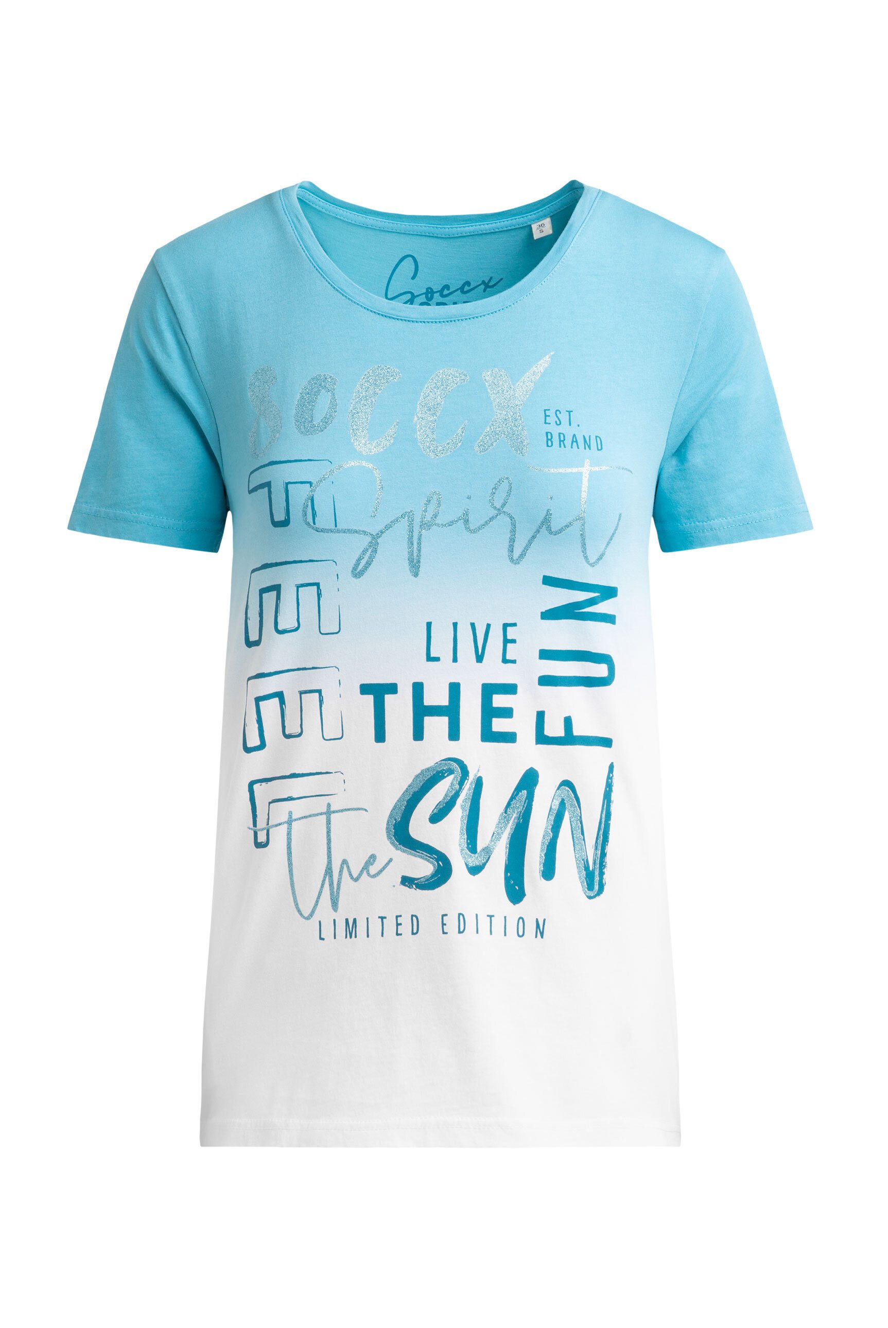 SOCCX Rundhalsshirt aus Baumwolle
