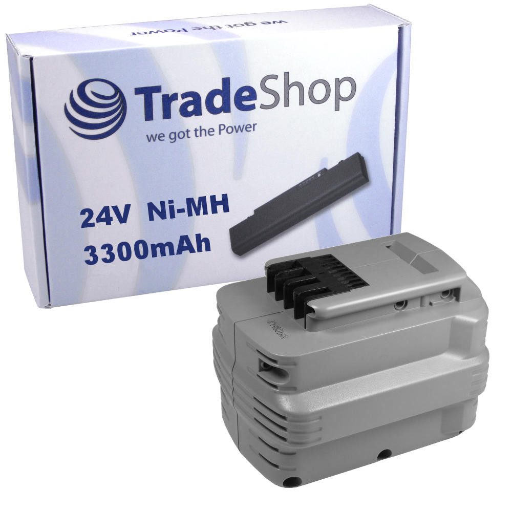 Trade-Shop Akku passend für Dewalt DE-0243-XJ DW-0240 DW-0241 DW-0242 DE-0243 Akku Ni-MH 3300 mAh (24 V)