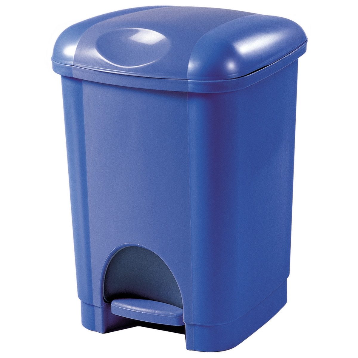 Heidrun Mülleimer Abfalleimer Tritteimer 16 Liter blau 27x32x41cm