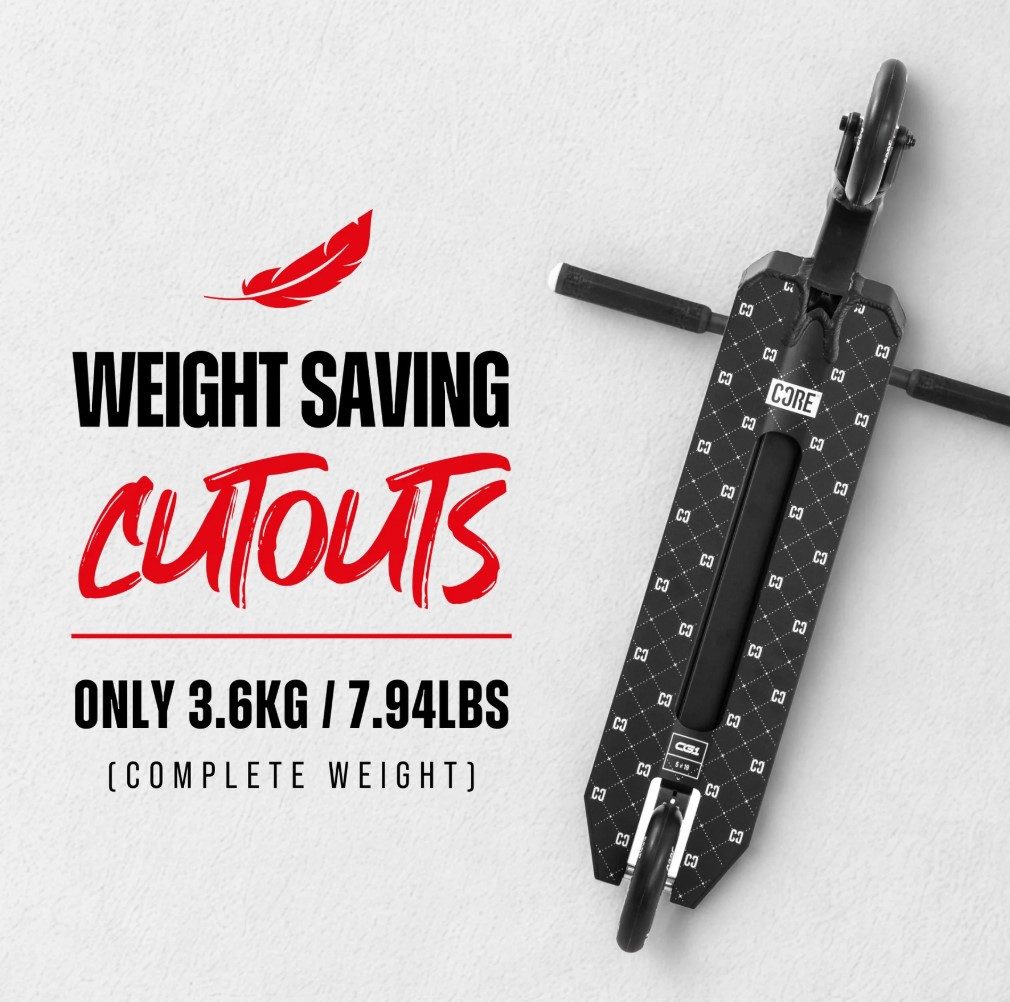 Core Action Sports Stuntscooter CORE CG1 Stunt-Scooter Park H=81cm Schwarz