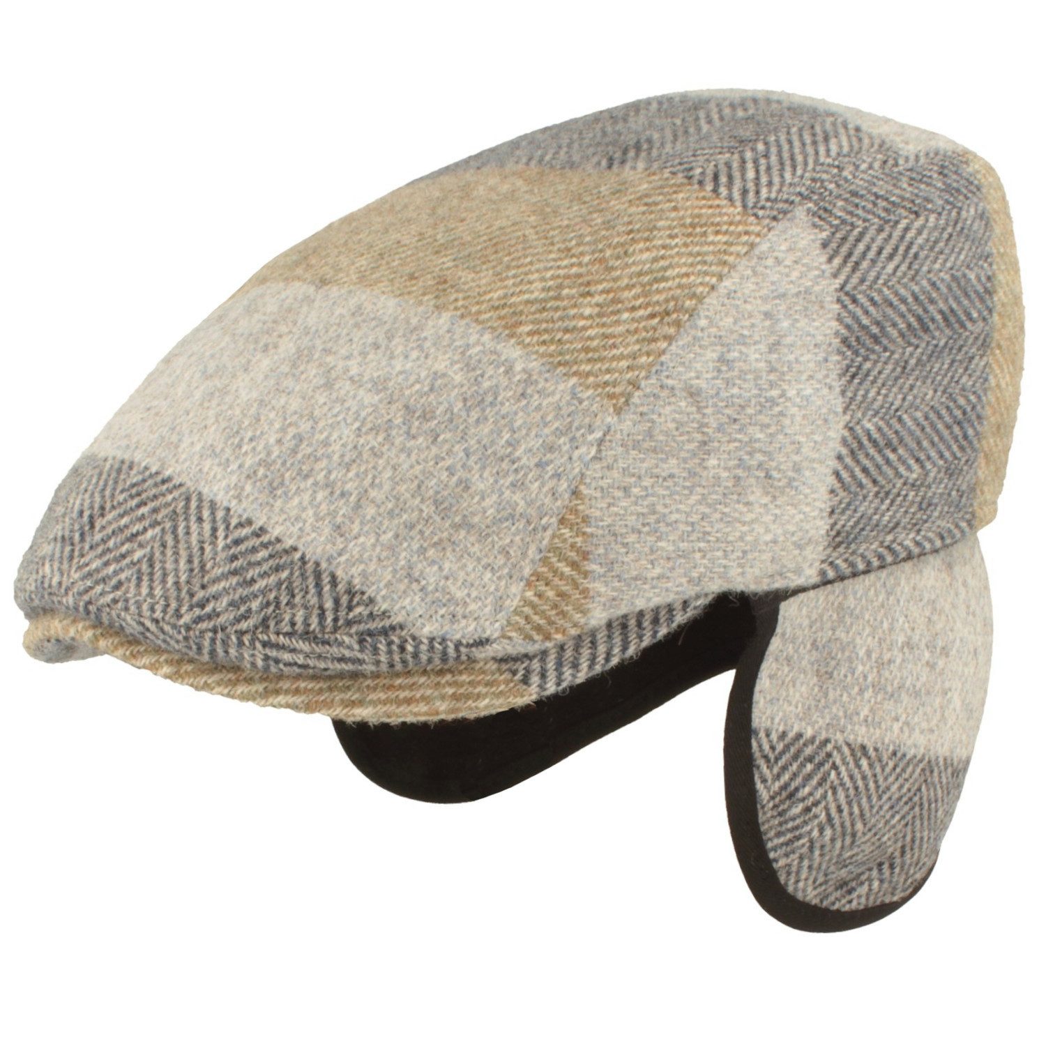Göttmann Schiebermütze Mehrfarbige Schiebermütze Richmond-K aus Schurwolle mit Ohrenschutz
