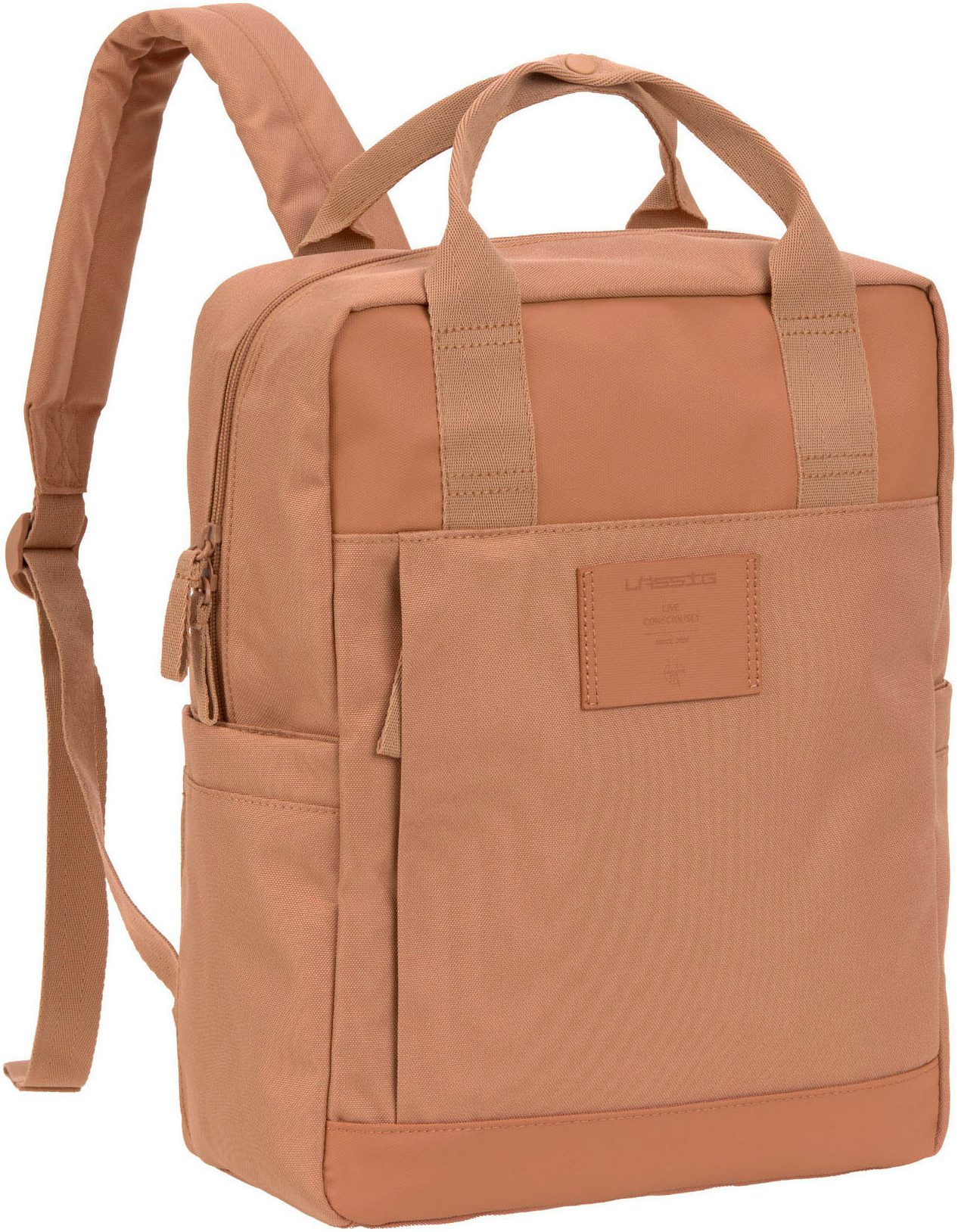 LÄSSIG Wickelrucksack Green Label, Vividal Backpack, almond