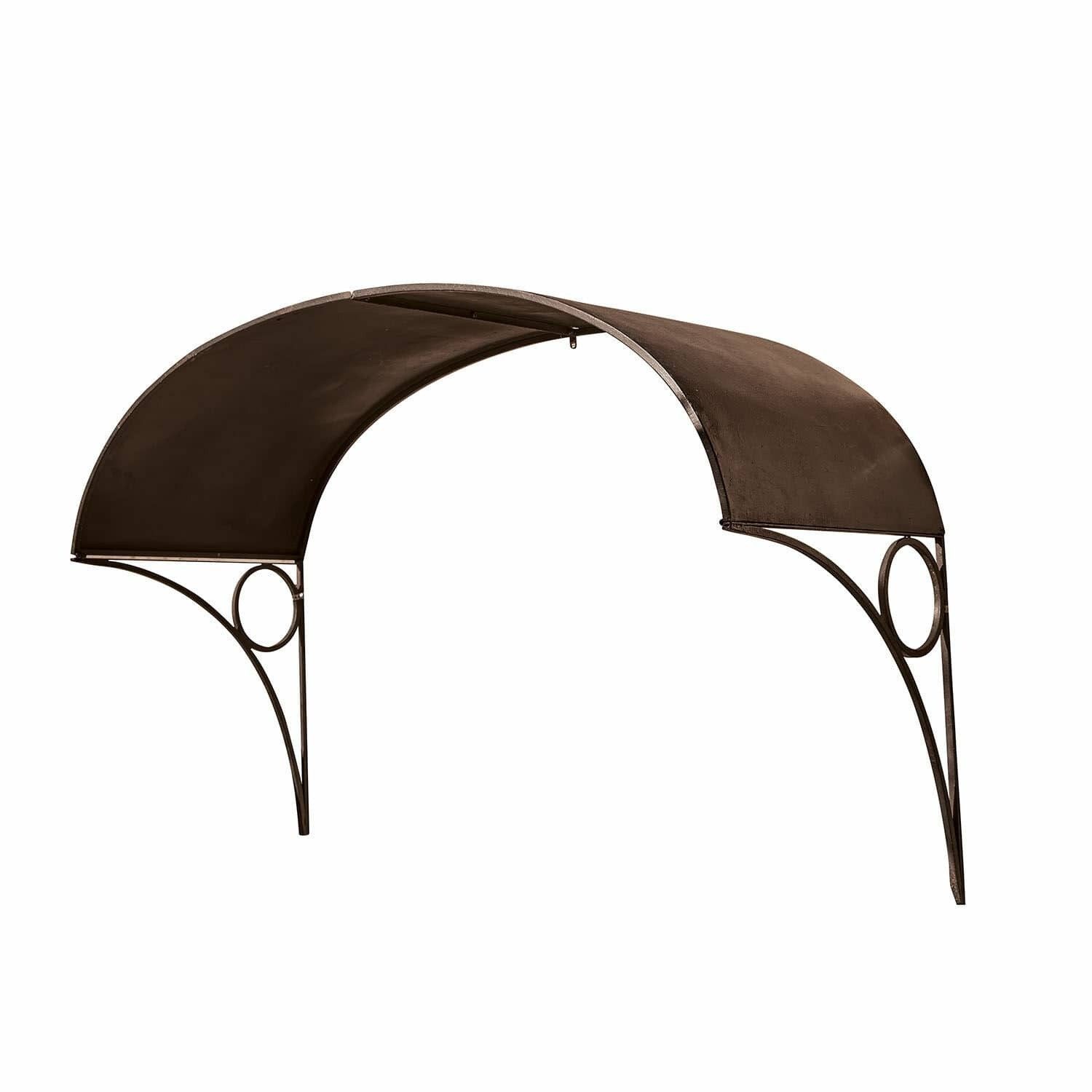 Mirabeau Paravent Vordach Auburn antikschwarz