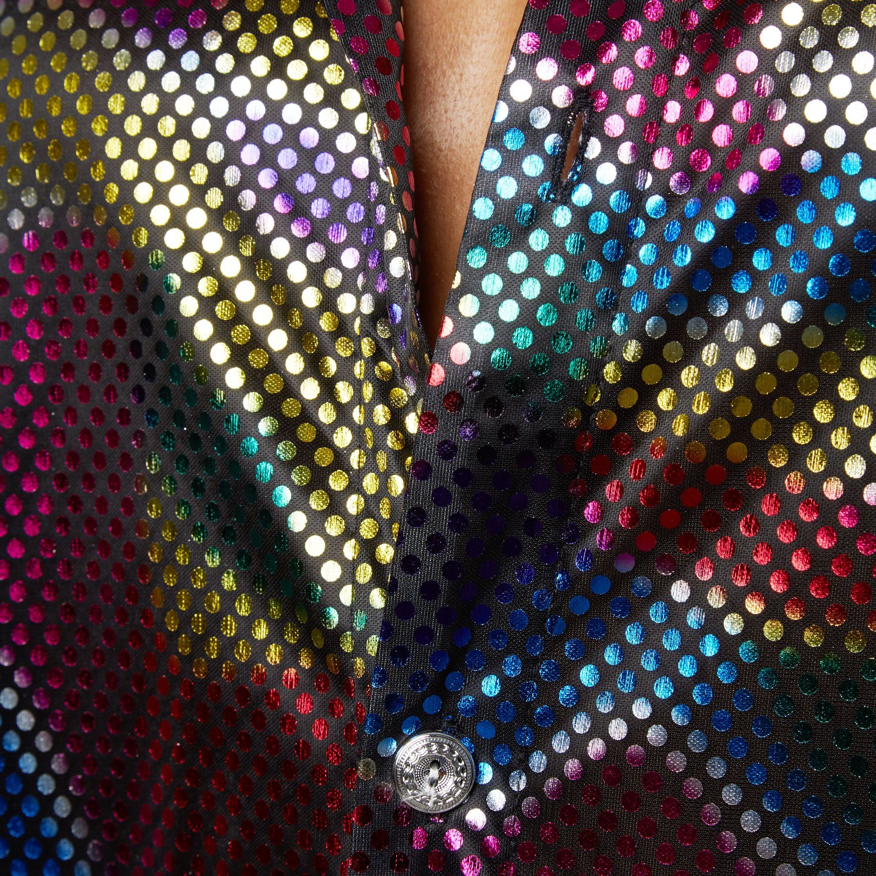 dressforfun Hippie-Kostüm Herrenkostüm Disco King, Zweiteiliges Kostüm im Disco-Outfit