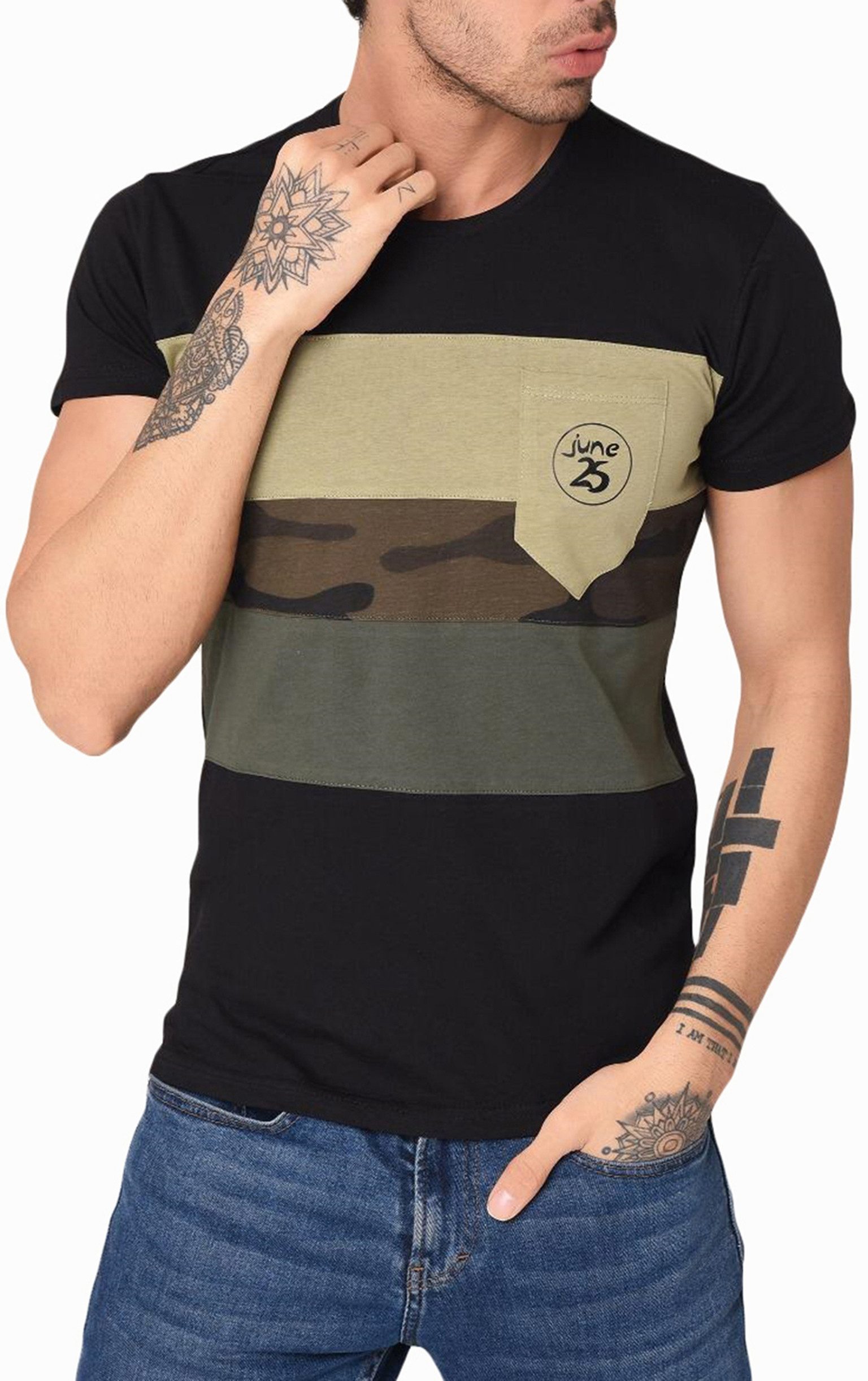 Megaman Jeans T-Shirt Megaman Jeans Herren T-Shirt