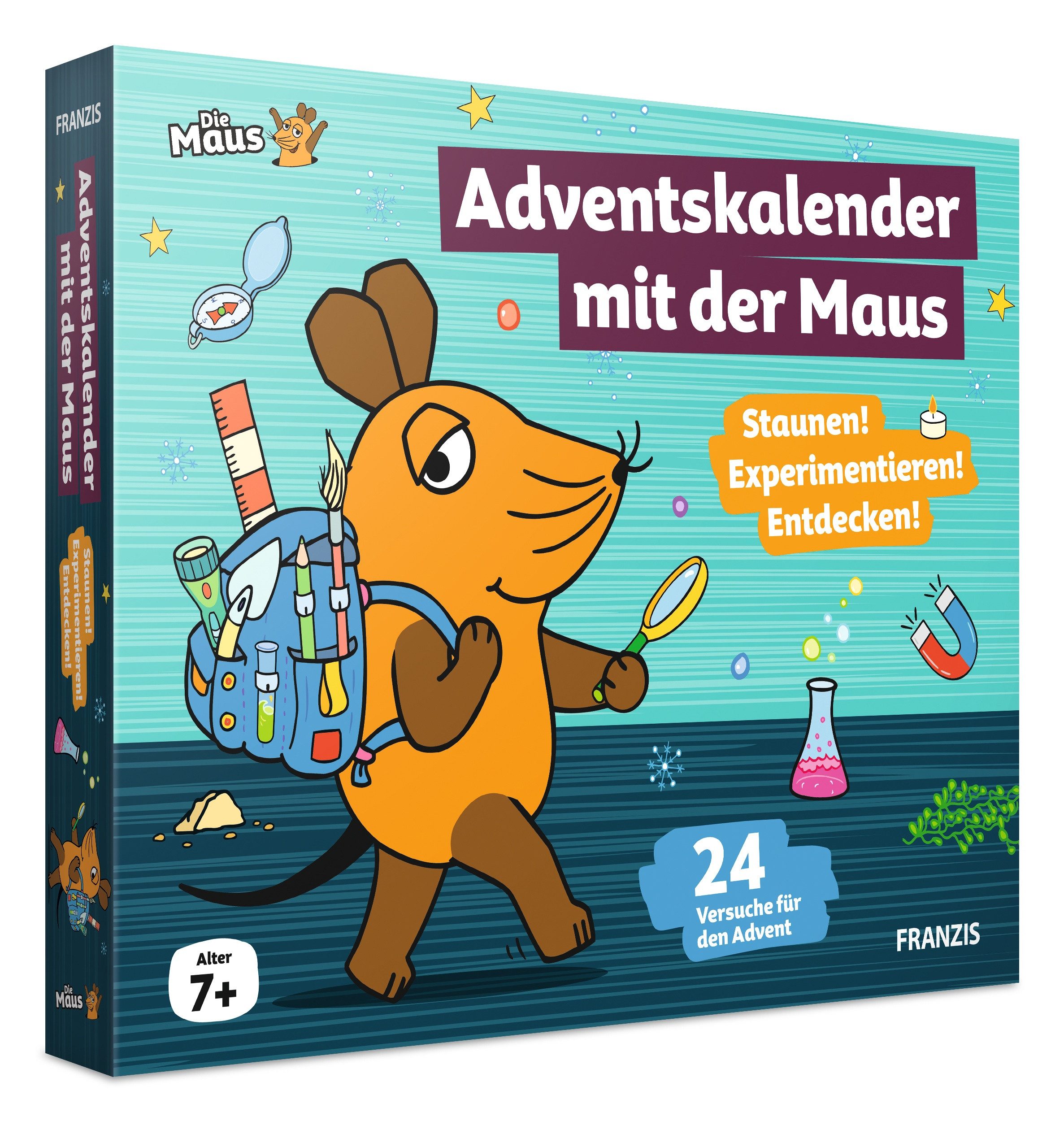 Franzis Adventskalender Adventskalender mit der Maus Forschen und Experimentieren