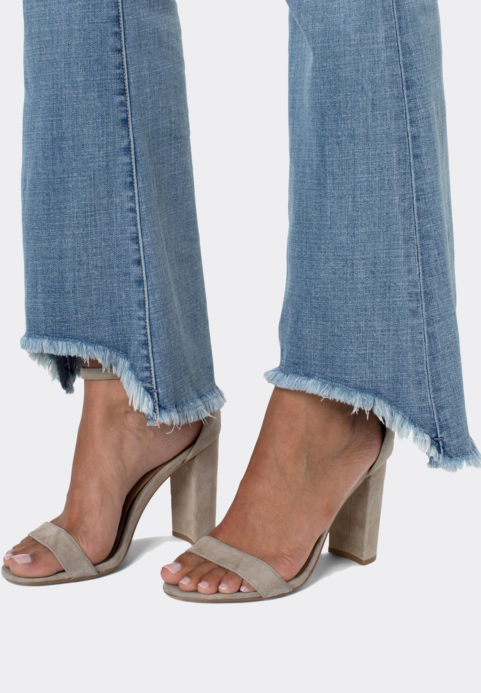 Hannah komfortabel und Bootcut-Jeans Stretchy Flare Liverpool