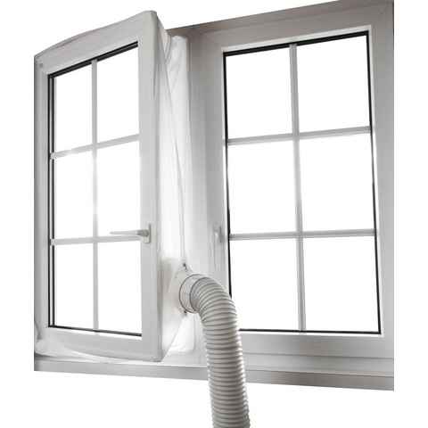 Sonnenkönig Fenster-Set Erweiterung Fensterkit, einfache Montage, Fensterumfang: bis max 4 m, 40° waschbar