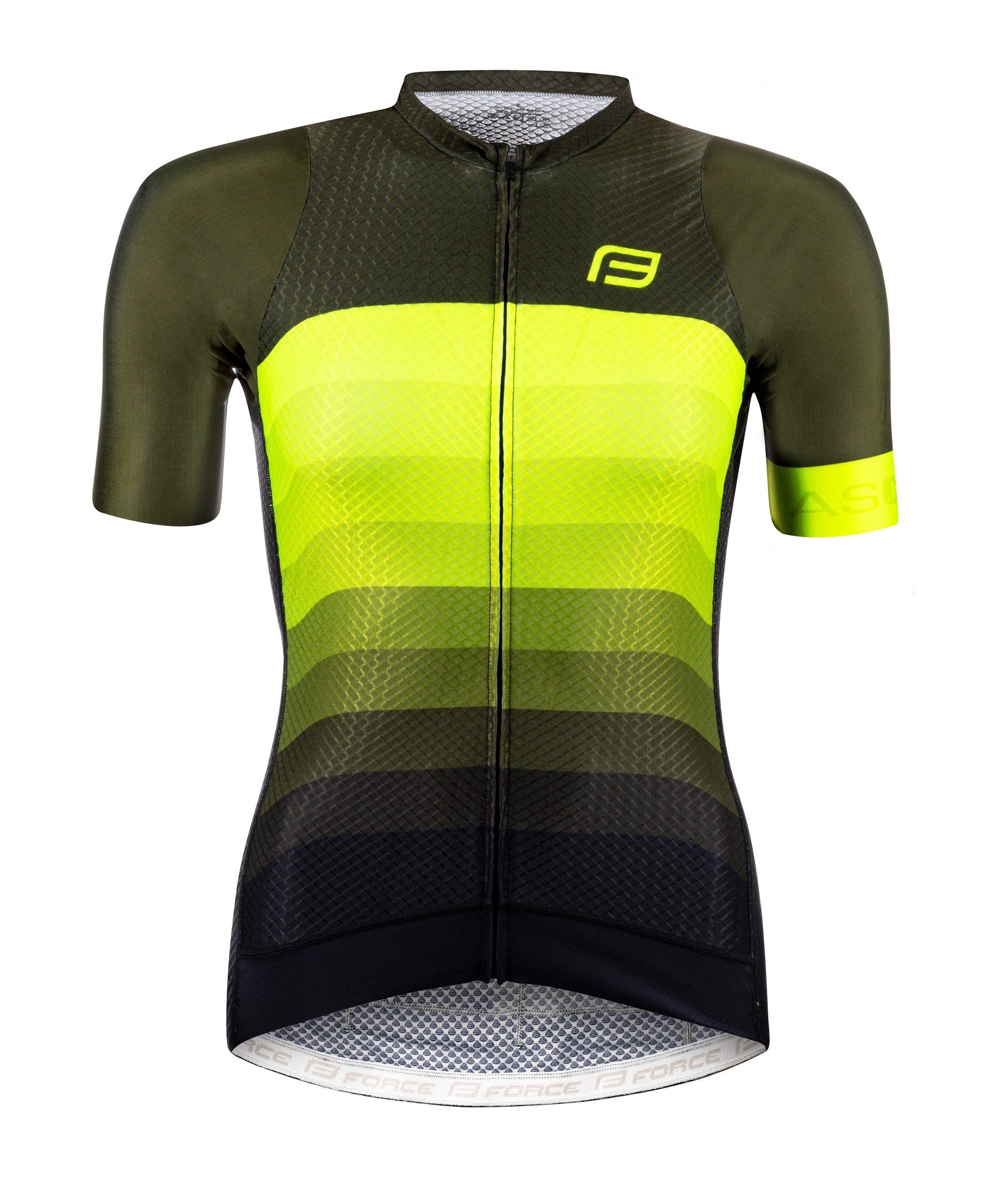 FORCE Radtrikot Jersey FORCE ASCENT Lady kurzarm green-fluo %%% günstig online kaufen