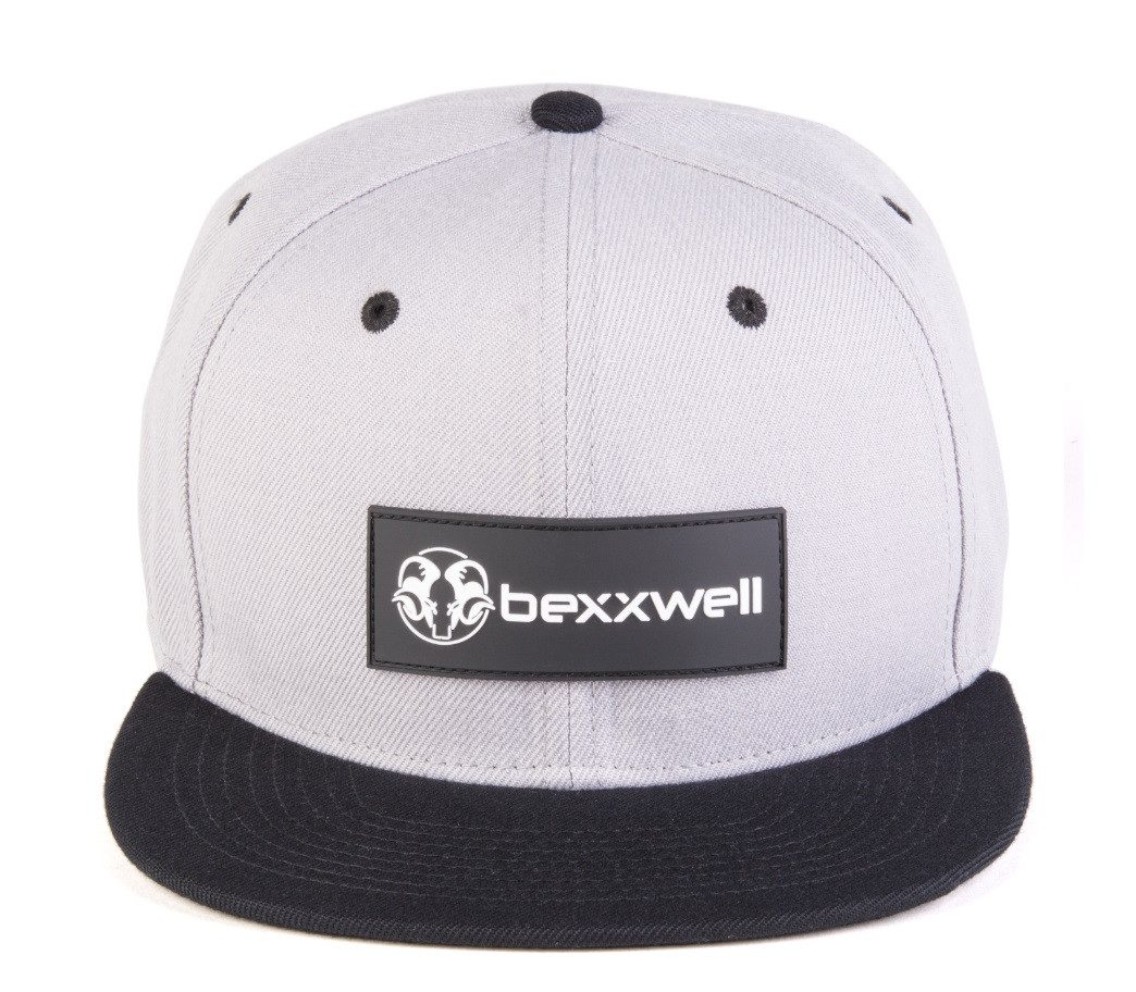 Bexxwell Snapback Cap mit Gummi-Patch (optimale Passform, Unisex)