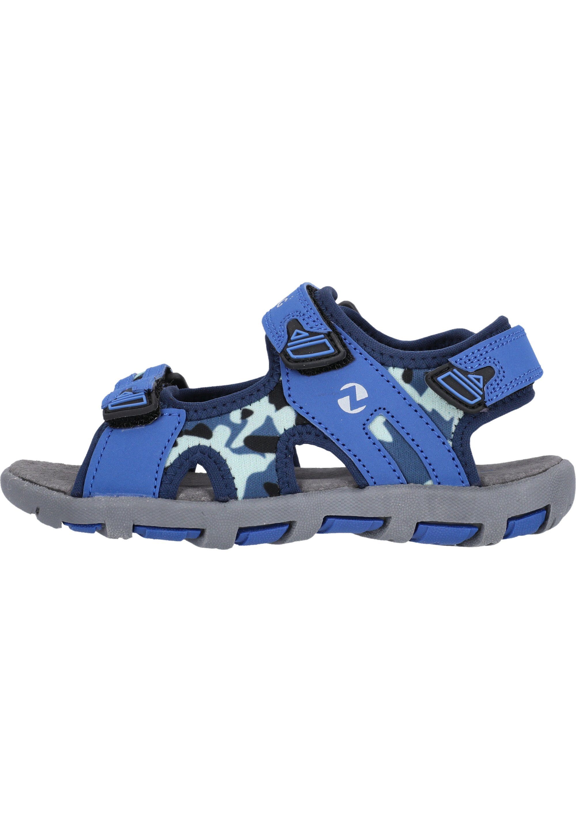 ZIGZAG Tanaka Sandale praktischem Klettverschluss blau-blau mit