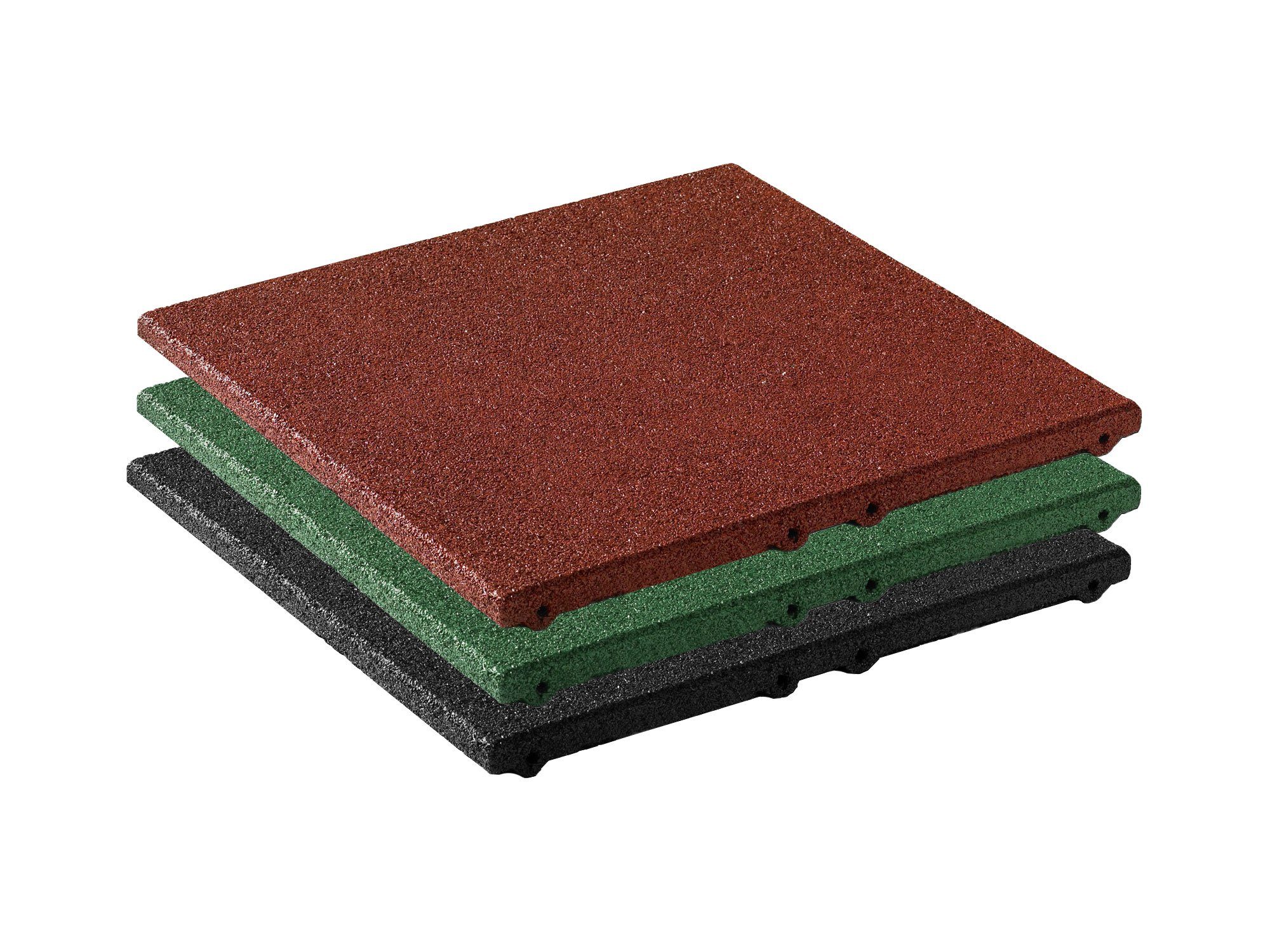 RO-FLEX Outdoor-Bodenplatte Fallschutzplatte / Gummimatte 500x500 günstig online kaufen