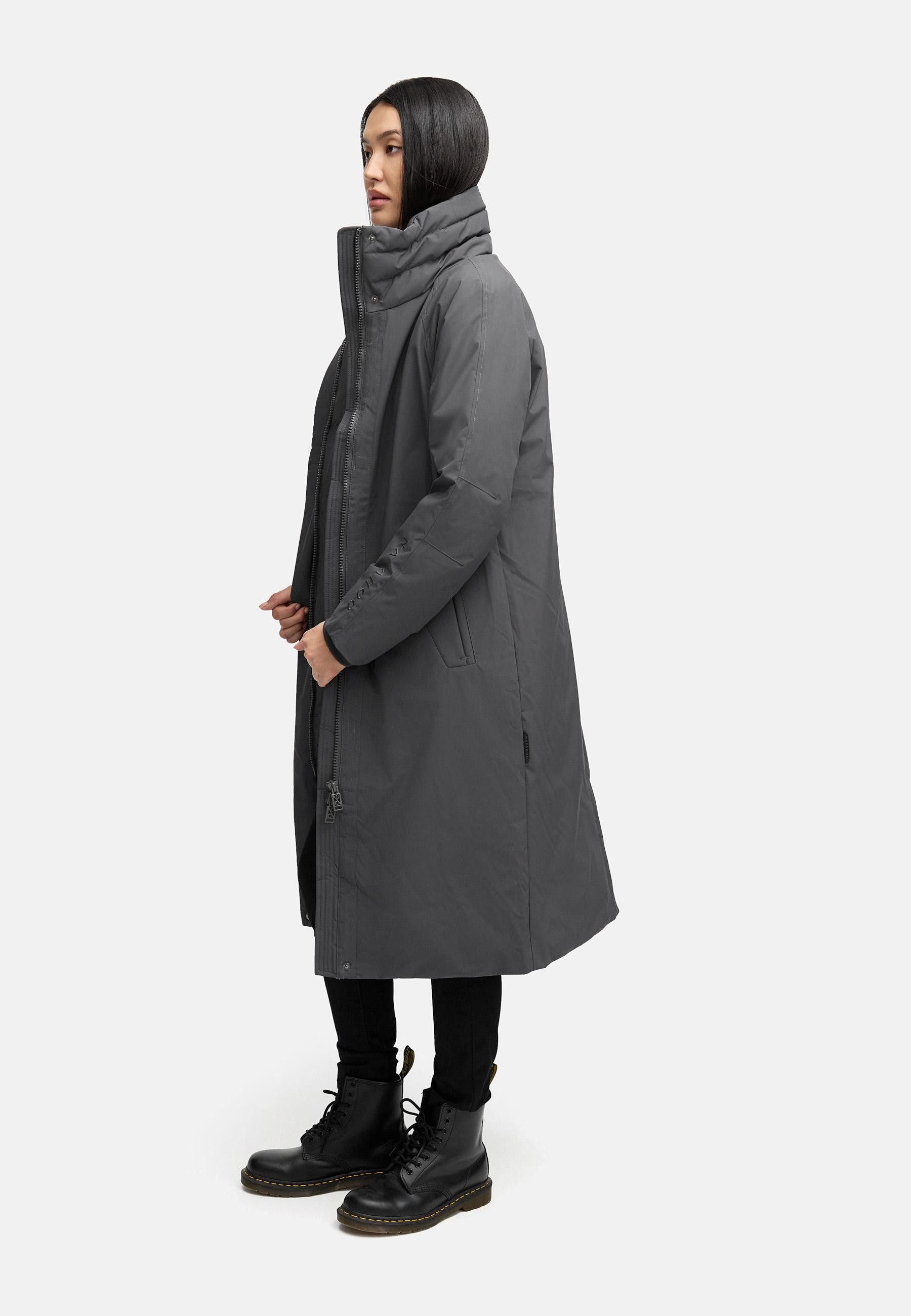 Navahoo Wintermantel Traumblüte 14 Warmer Parka mit Stehkragen
