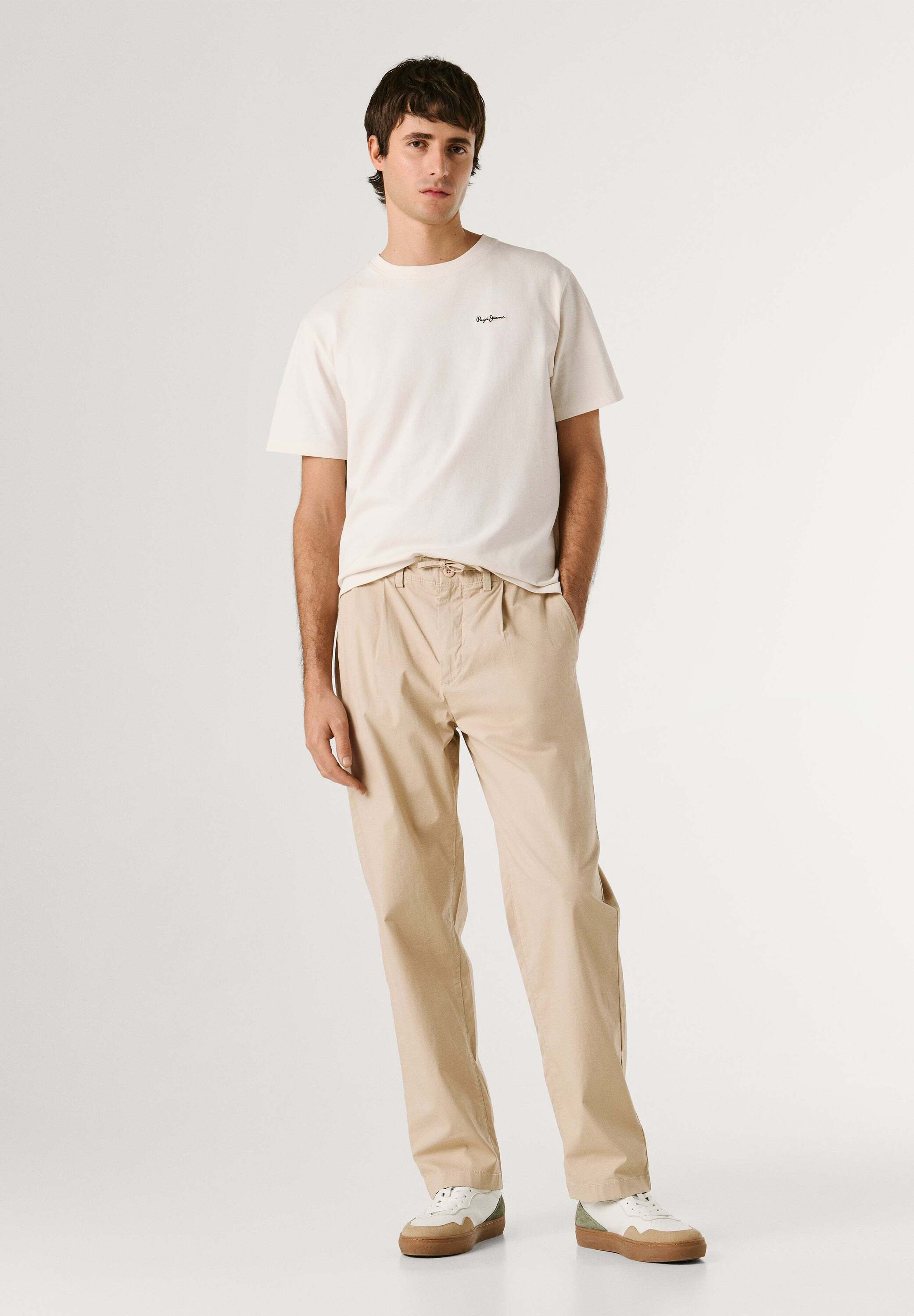 Pepe Jeans Funktionshose trousers RELAXED LOOSE POPLIN PANT