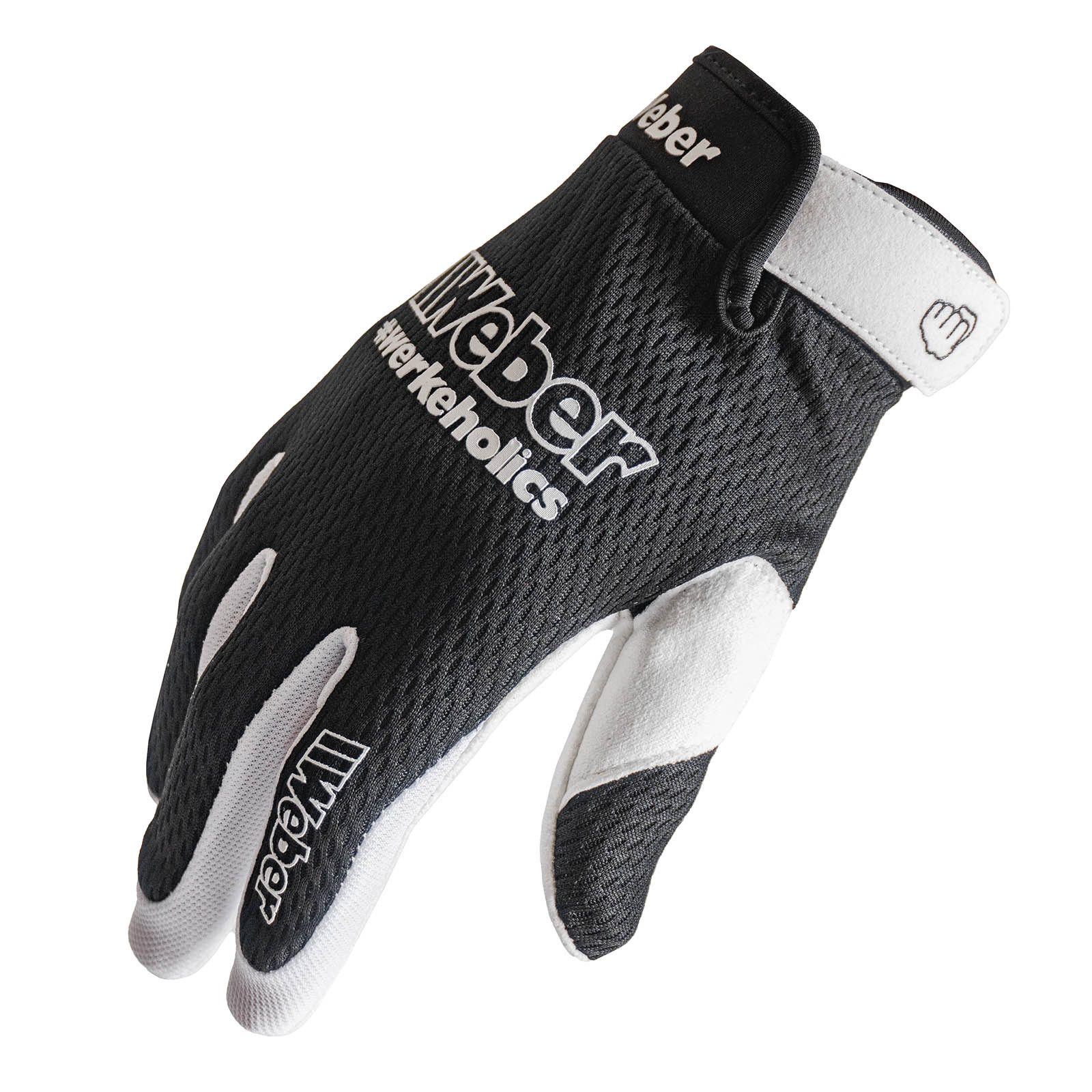 Weber GmbH Fahrradhandschuhe Weber #Werkeholics Ultra Lite Handschuhe schwa günstig online kaufen