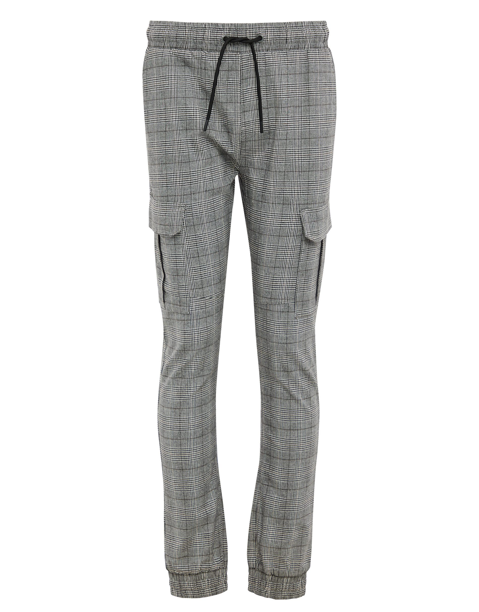 Threadbare Cargohose THB Trousers Port (1-tlg) mit angesagtem Karo-Muster