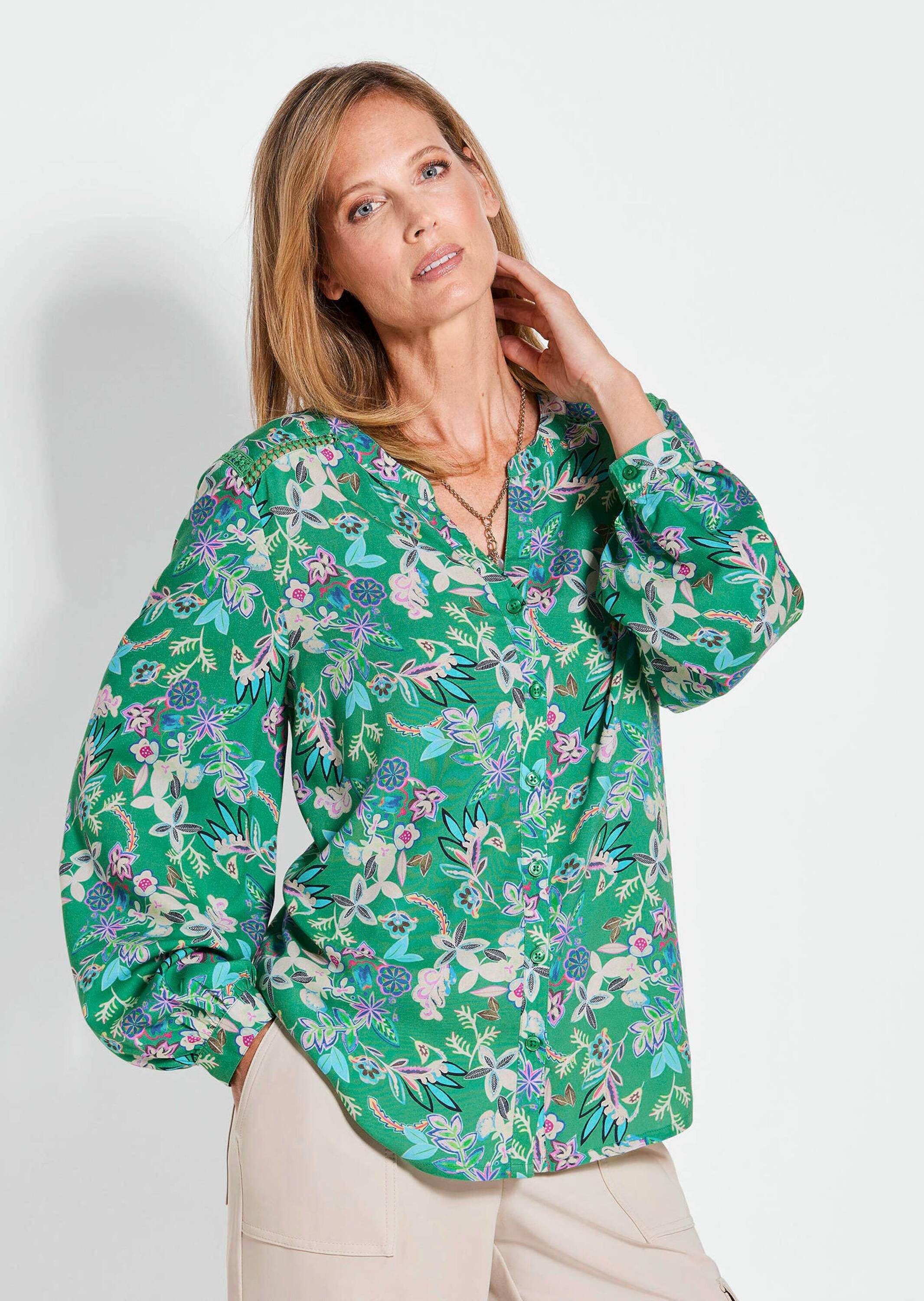 Kurzarmbluse Kurzgröße: Bluse