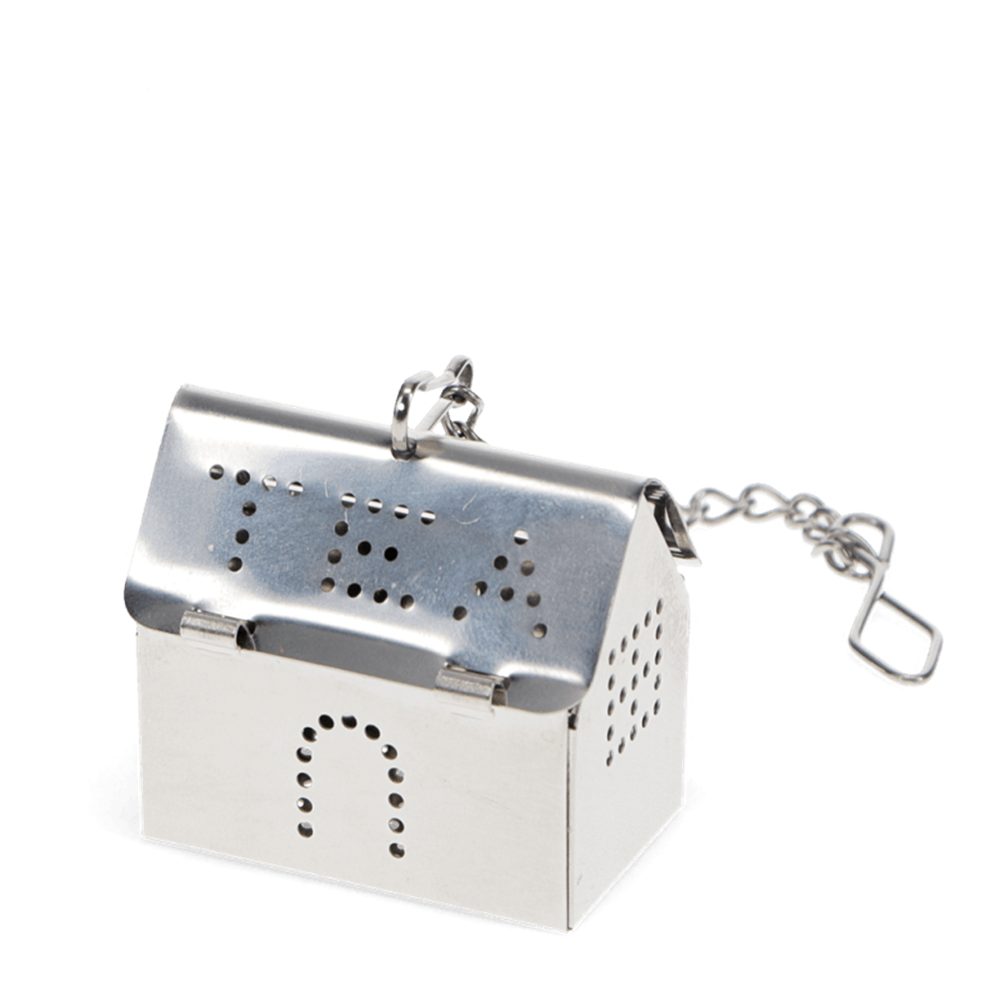 Rex London Teesieb Haus, Edelstahl, (Tee-Ei, 1-St., spülmaschinenfest), ca. 3,5 x 3 cm