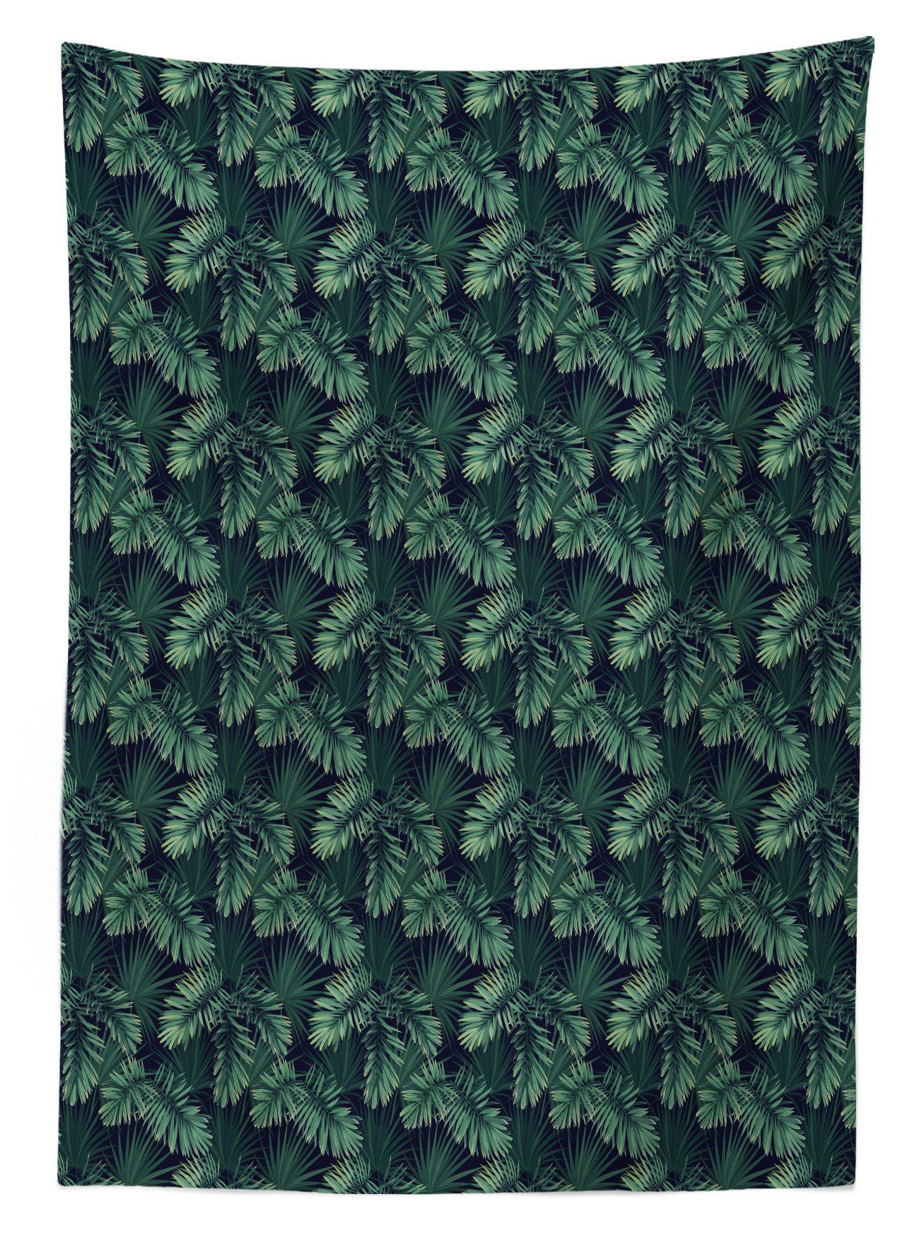 Abakuhaus Tischdecke Farbfest Muster Exotische geeignet Dschungel Außen Für Bereich Klare Farben, Laub den Waschbar Palme