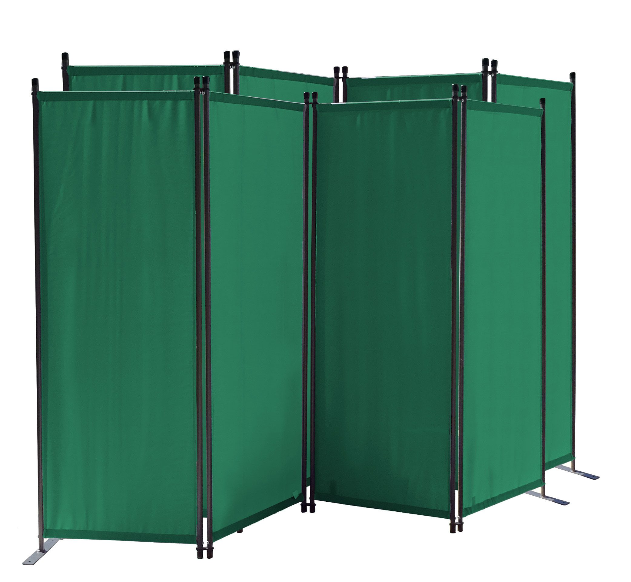 Quick Star Paravent 2 Stück 3/4 Teilig, Mehrere Farben & Größen Faltbare Stellwand (2 Stück)