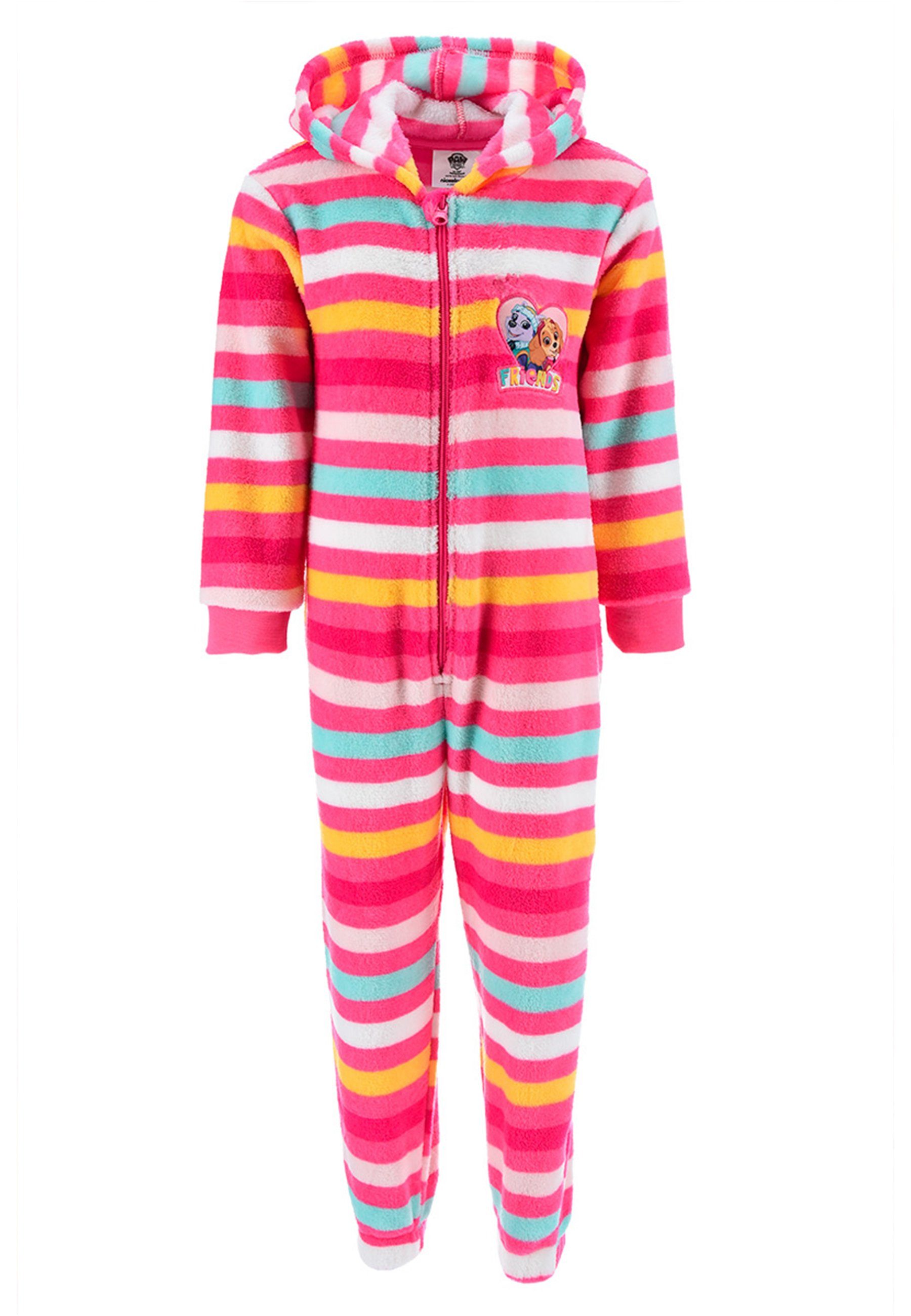PAW PATROL langarm Overall Pyjama Schlaf Skye Nachtwäsche Everest Schlafanzug