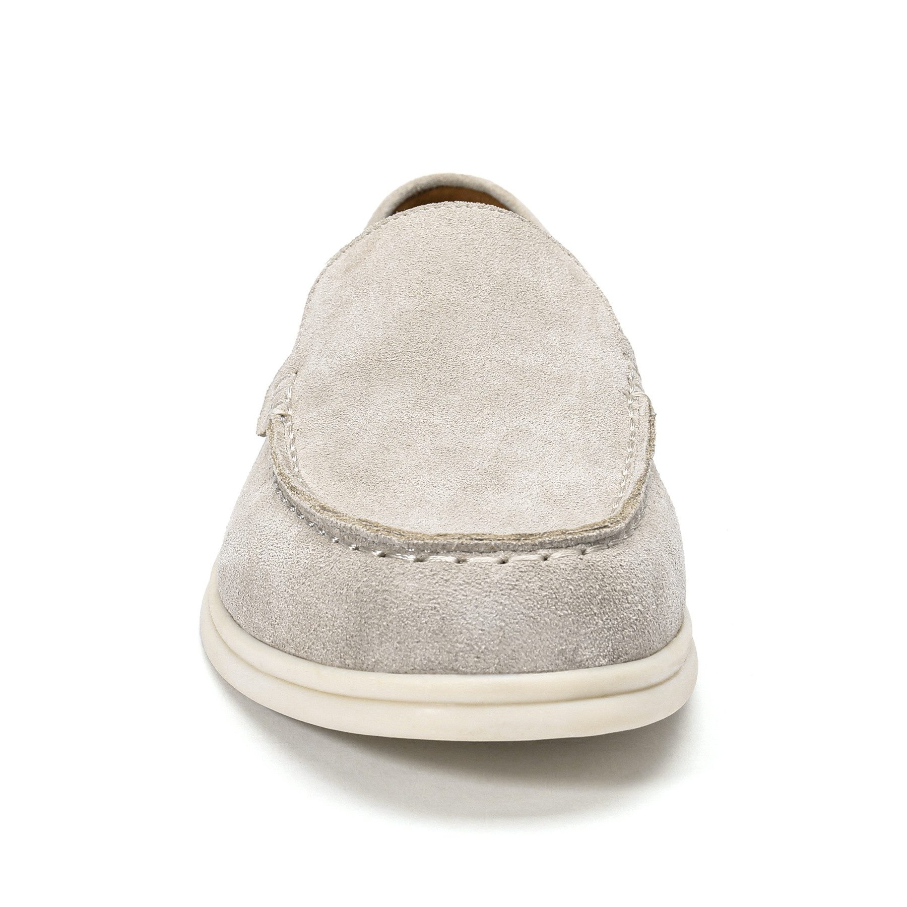 Allthemen Slip-On Sneaker Herren Loafers aus Suede Veloursleder Bequeme Slip-On-Slipper