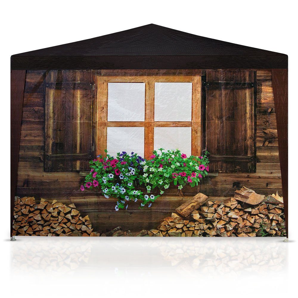 Deuba Pavillon, Deuba Partyzelt 3x6m Almhütte Apres Ski Oktoberfest Bierzelt Festzelt