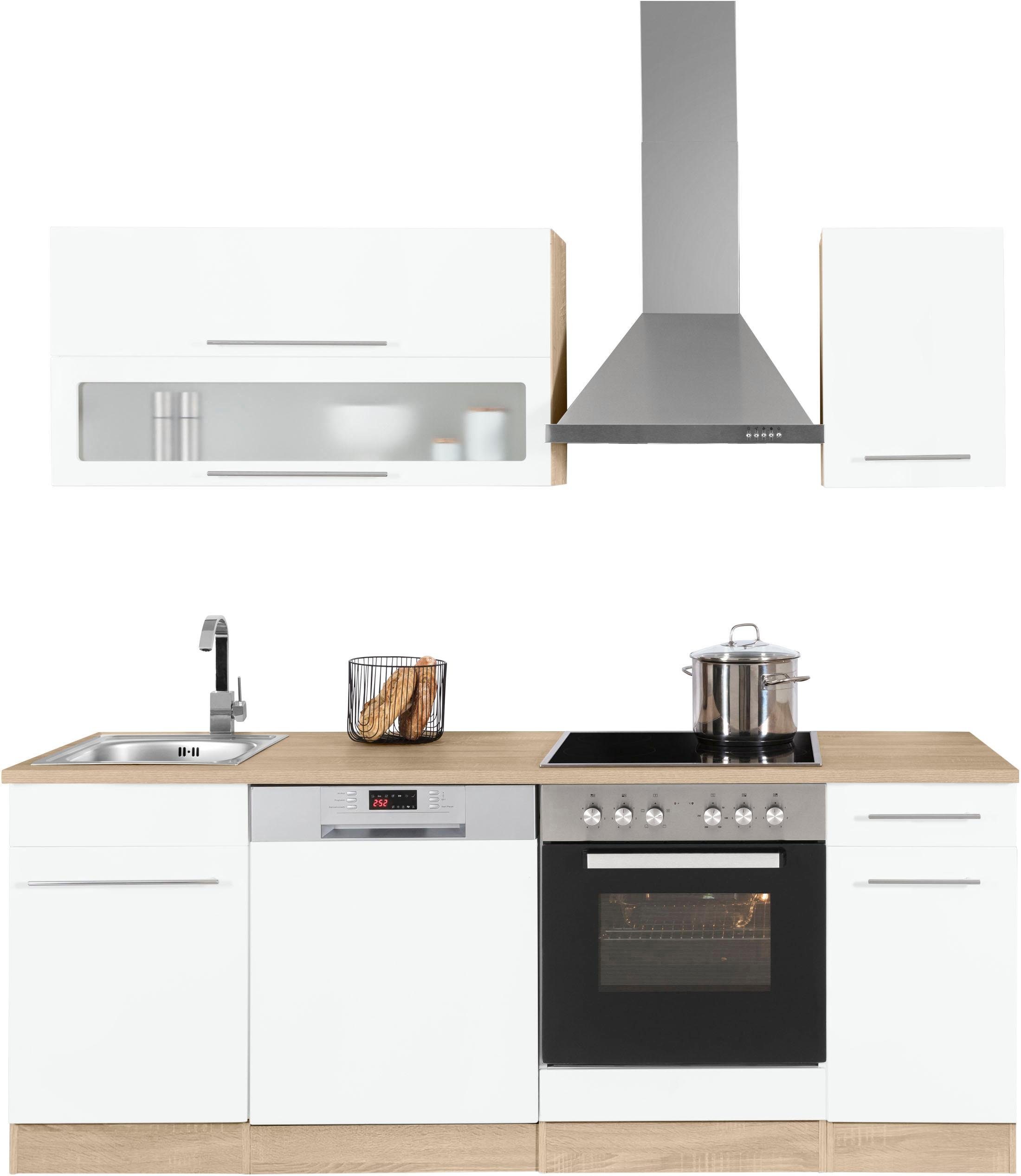 KOCHSTATION Küchenzeile KS-Eton, ohne E-Geräte, Breite 210 cm günstig online kaufen