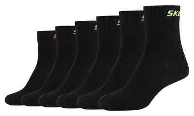 Skechers Socken (6-Paar) (6) Paar mit Mesh Ventilation System