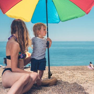 relaxdays Schirmhalter Bodenhülse für Sonnenschirm