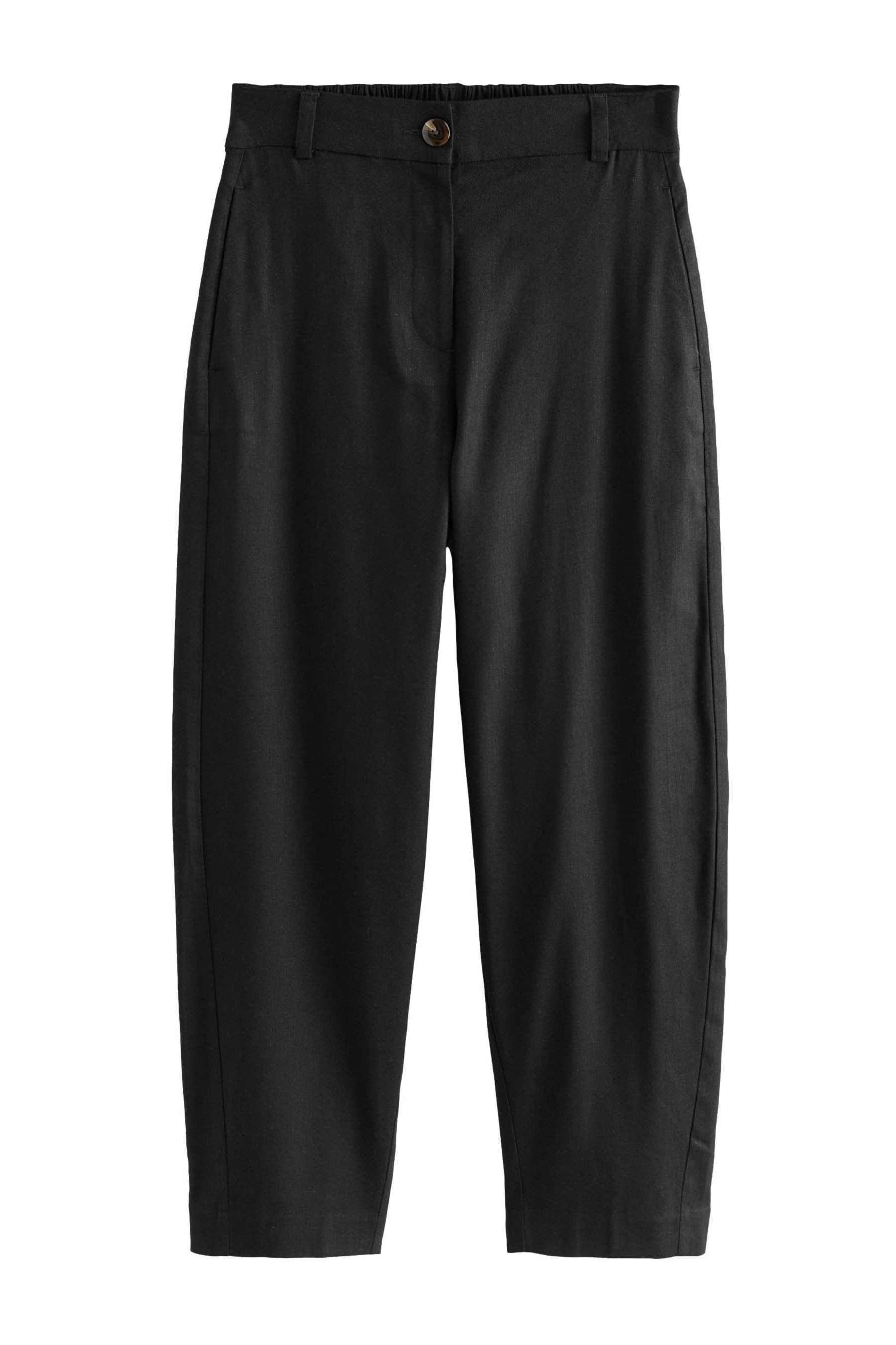 Next Dehnbund-Hose Hose mit Elastikbund, Barrel-Bein günstig online kaufen