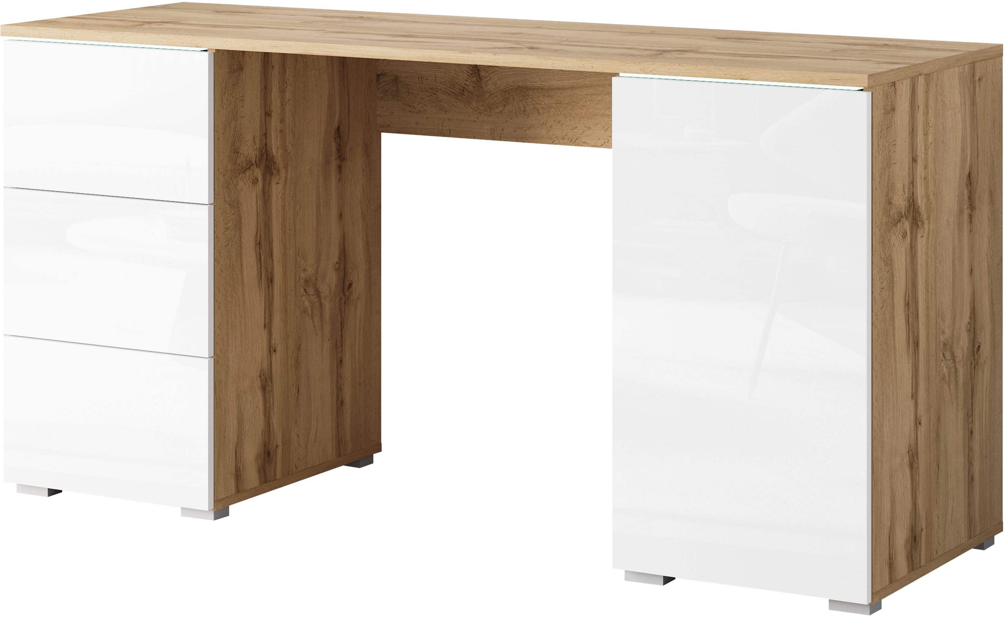 INOSIGN Schreibtisch Vera, Computertisch mit LED-Beleuchtung (1-St), Büroti günstig online kaufen