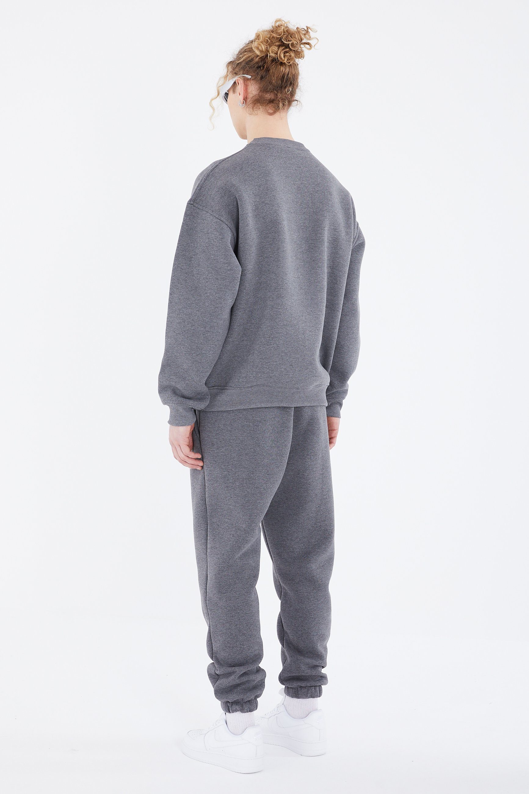 COFI Casuals Jogginganzug Basic Jogger Set Pullover Jogginghose Oversize Fit
