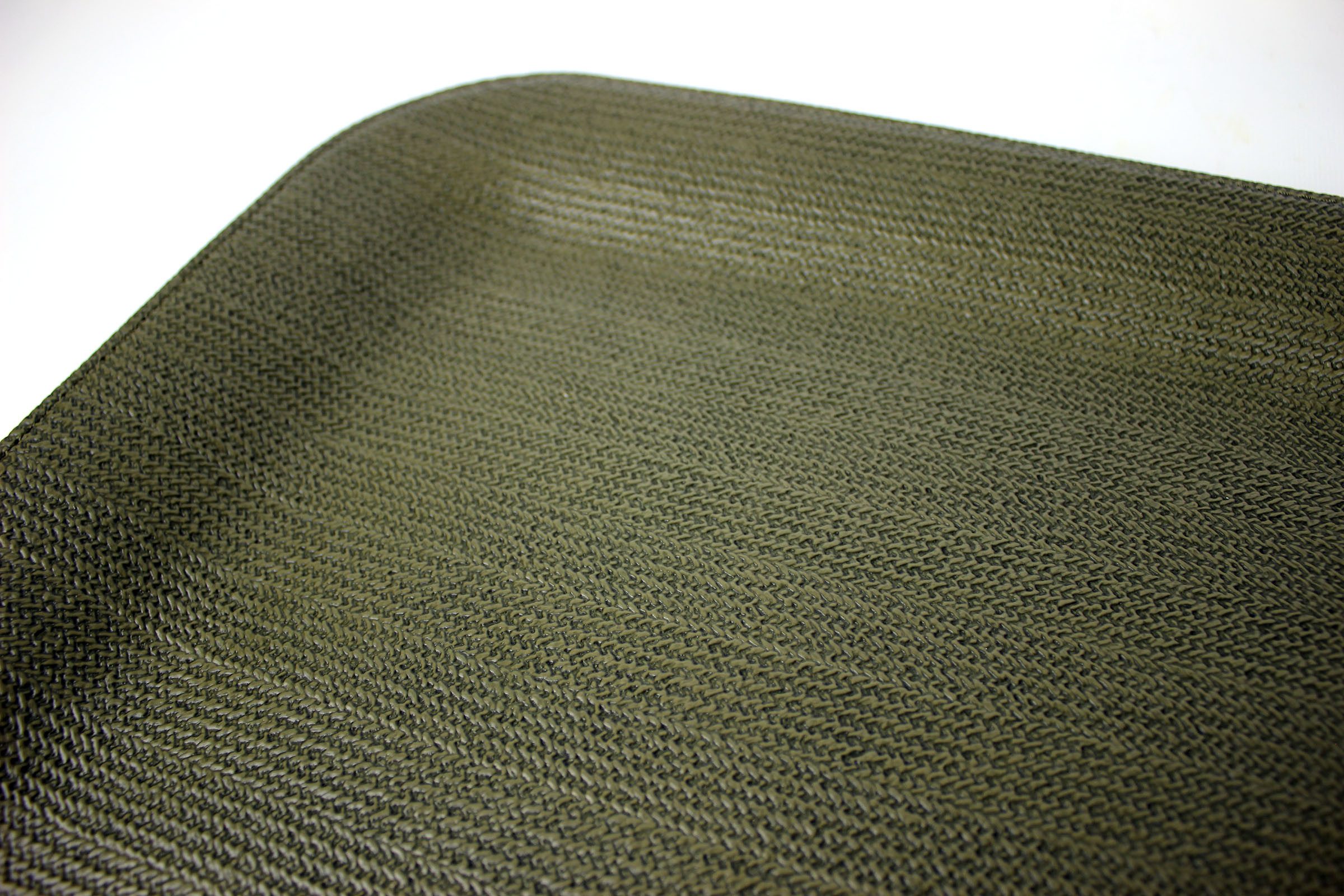 Signature Home Collection Tablett Tablett flach S beschichtet grün für Kaffee Serviertablett, Kunstleder, Gewebe, (1-tlg), pflegeleicht, abwischbar, perfekt zum Servieren oder als Dekotablett