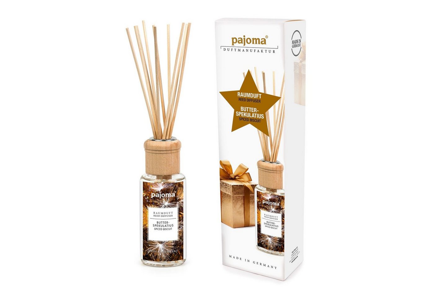 pajoma® Raumduft 100 ml Butterspekulatius, Lufterfrischer in Geschenkverpackung