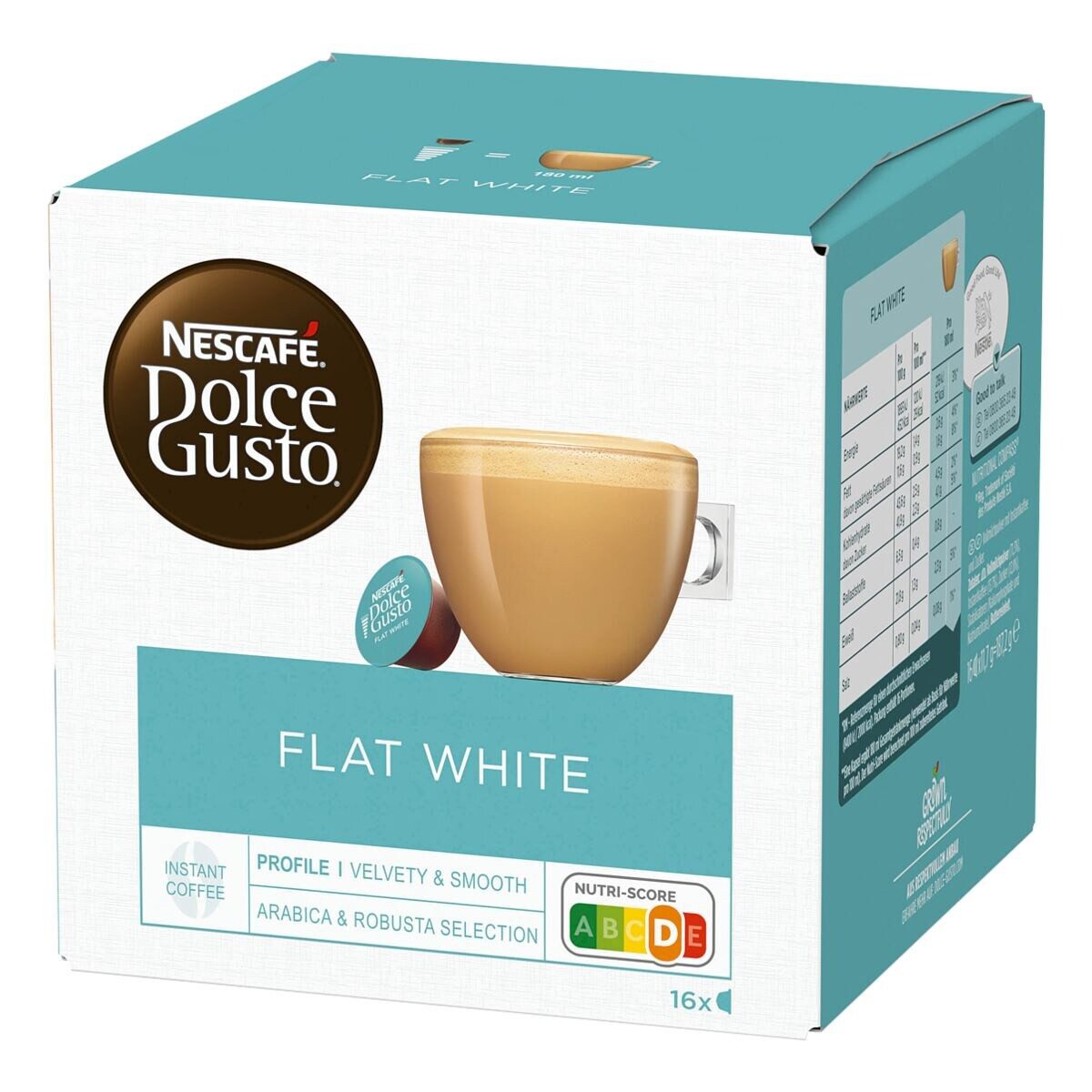 NESCAFÉ® Dolce Gusto® Kaffee Dolce Gusto® Flat White, 16 Kapseln