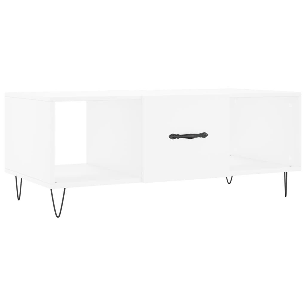 Couchtisch Couchtisch Weiß 102x50x40 cm Holzwerkstoff
