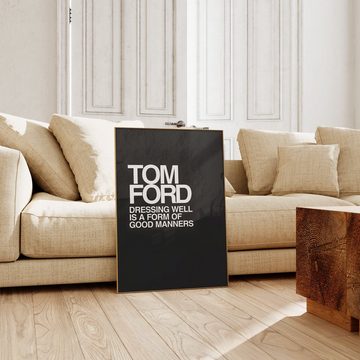 JUSTGOODMOOD Poster Premium ® Tom Ford Poster · ohne Rahmen, Poster in verschiedenen Größen verfügbar