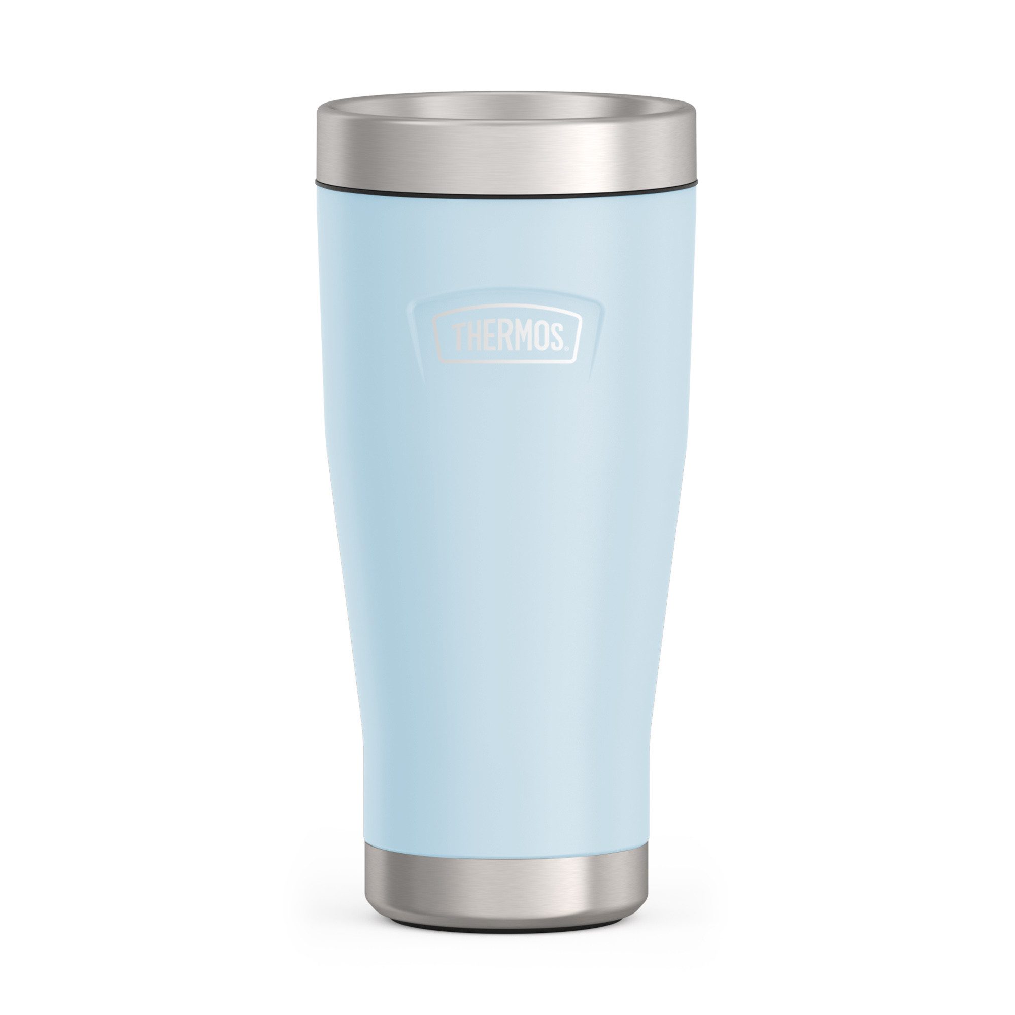 THERMOS Thermobecher ICON MUG, rutschfester Boden, 360° Trinkfunktion, spülmaschinenfest, 1-tlg., Edelstahl, Kunststoff, Silikon, 0,47l, 7h heiß & 22h kalt, absolut dicht, Dura-Seal-Deckel