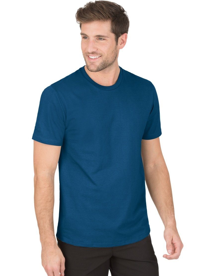 Biobaumwolle saphir-C2C T-Shirt T-Shirt TRIGEMA aus 100% Trigema