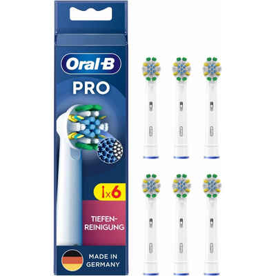 Oral-B Aufsteckbürsten Pro Tiefenreinigung 6er - Aufsteckbürsten - weiß