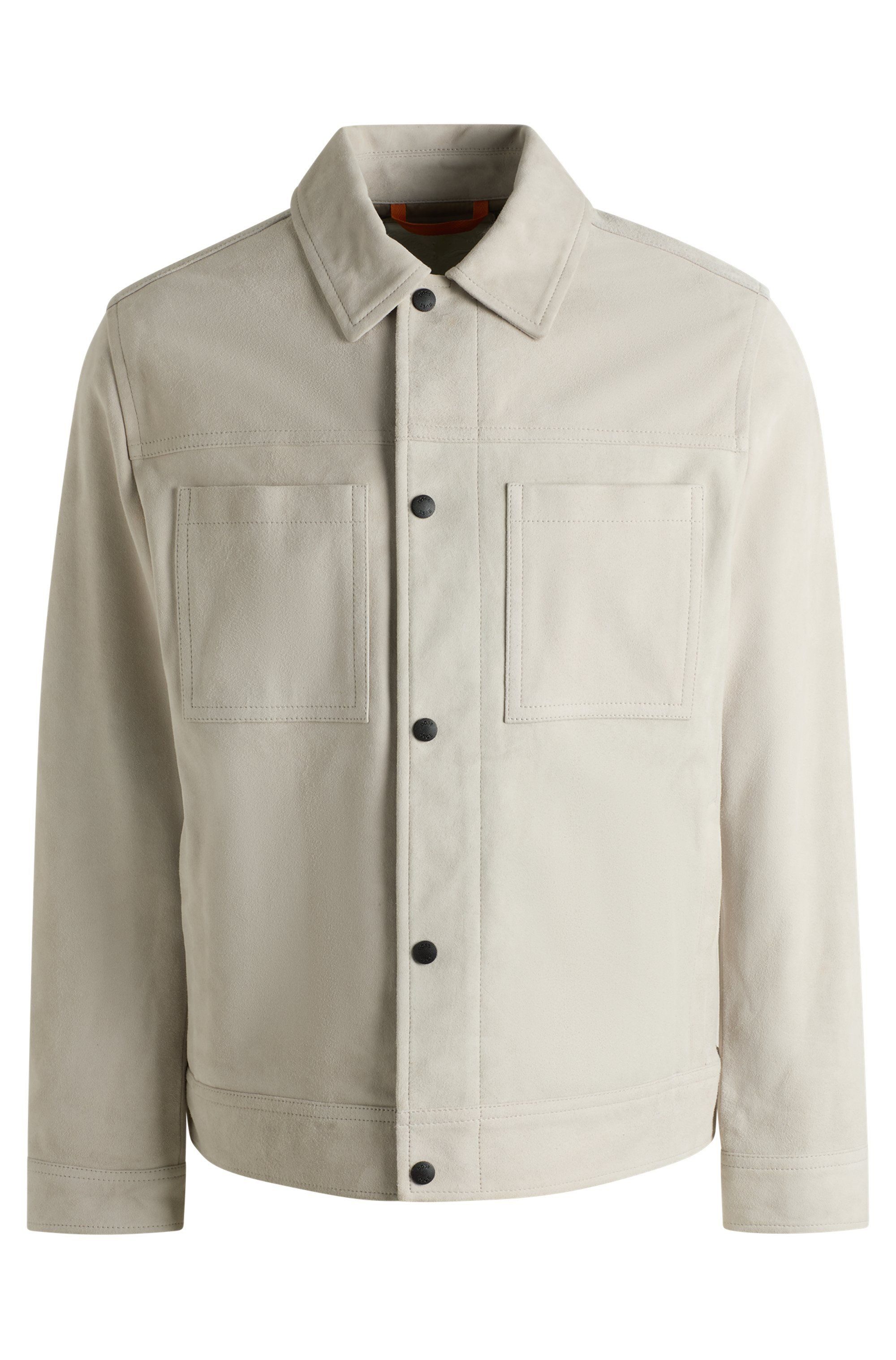 BOSS ORANGE Lederjacke