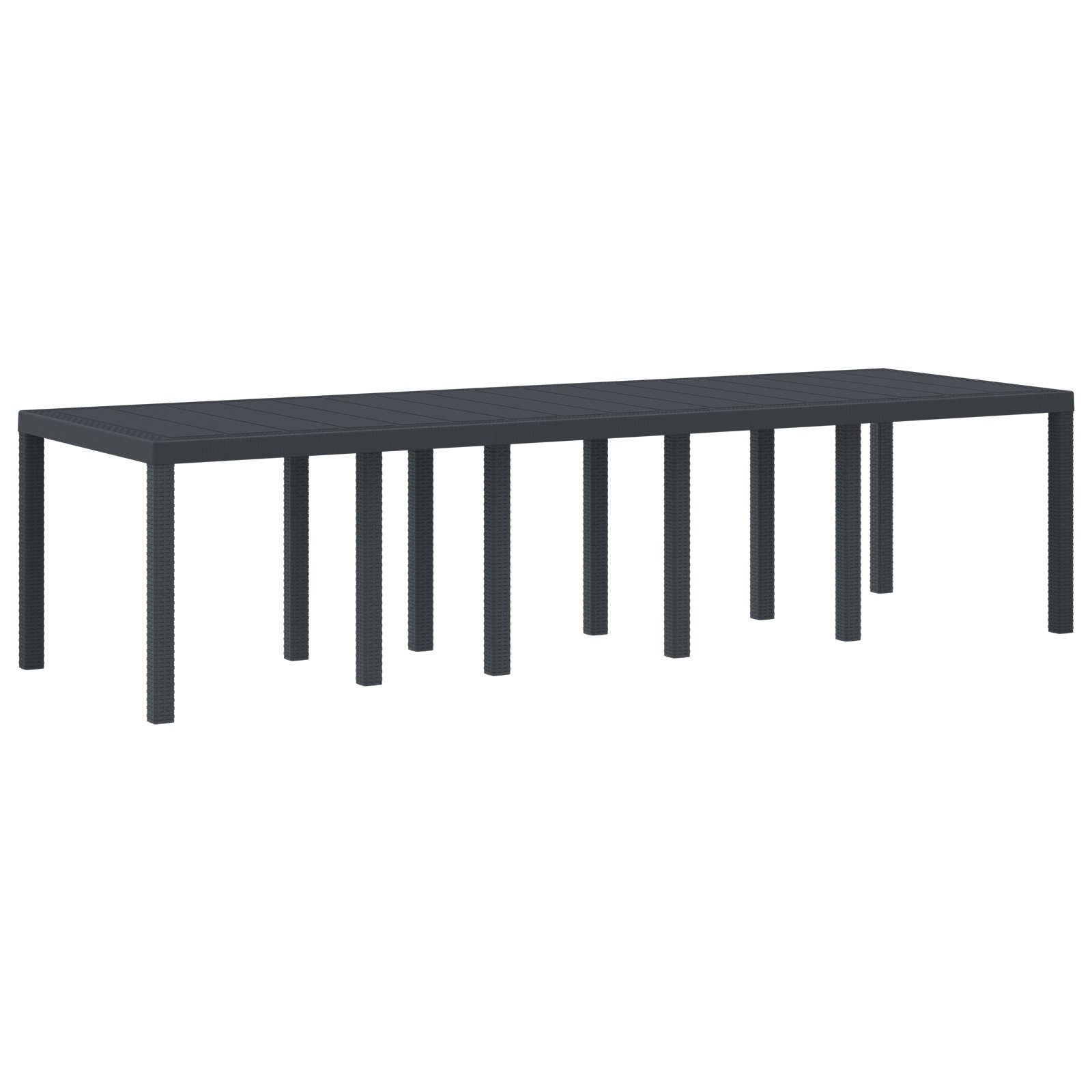 vidaXL Gartentisch Gartentisch Anthrazit 300x100x73 cm günstig online kaufen