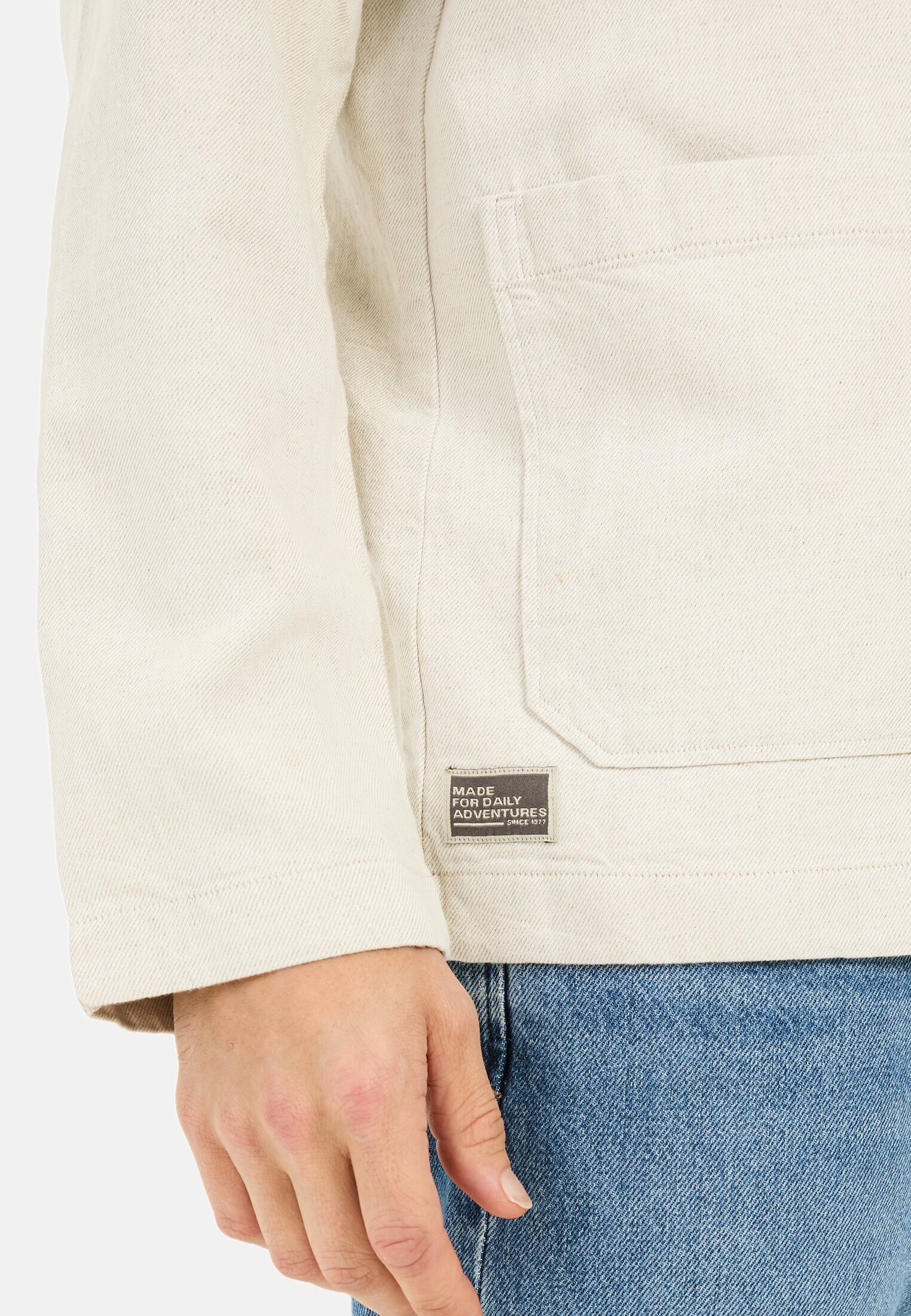 camel active Leinensakko mit 3-Knopfleiste Langarm