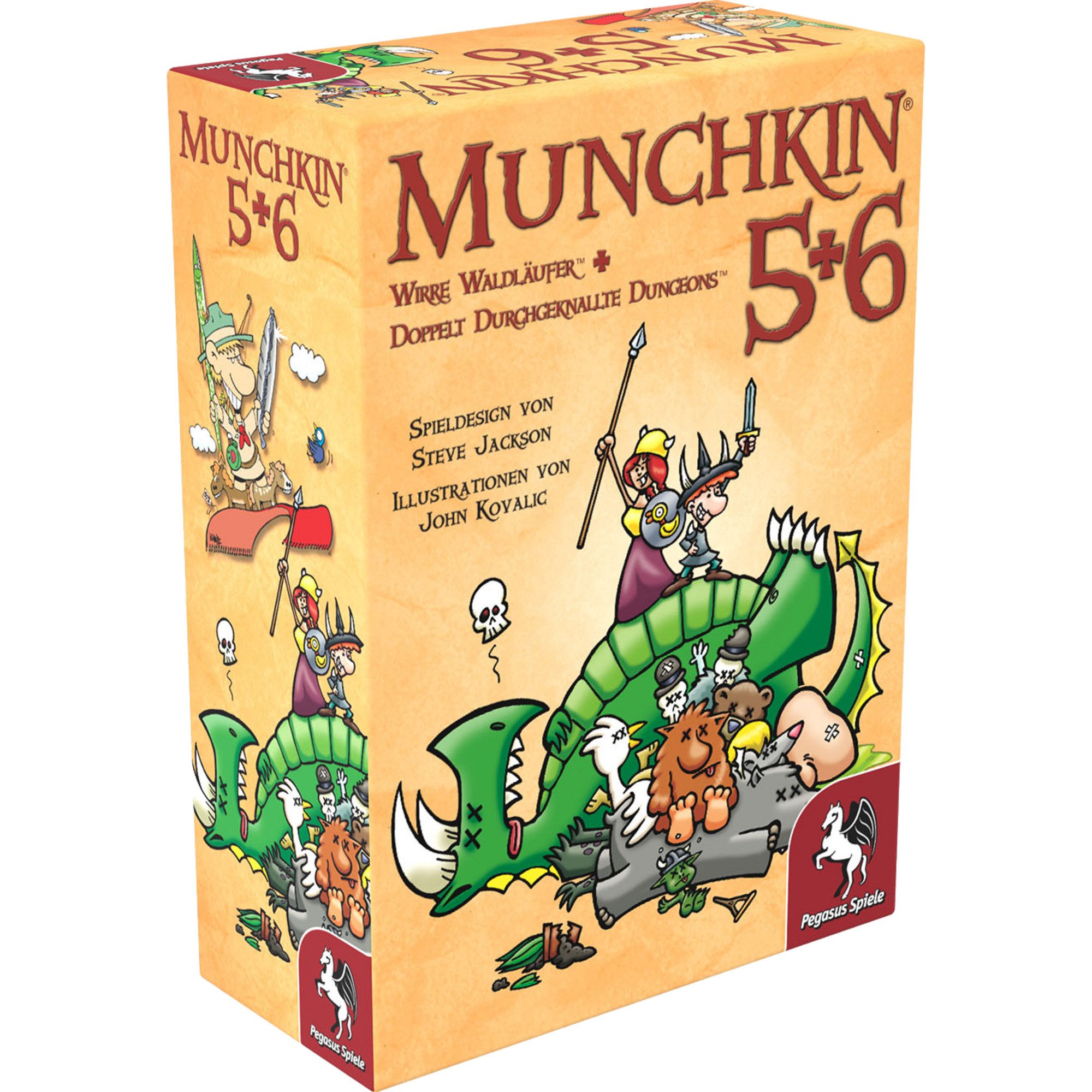 Pegasus Spiel Pegasus Munchkin 5+6, Kartenspiel, (Erweiterung)