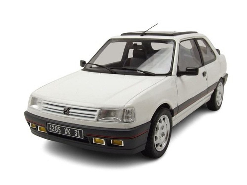 Norev Modellauto Peugeot 309 GTi 1987 weiß, Maßstab 1:18